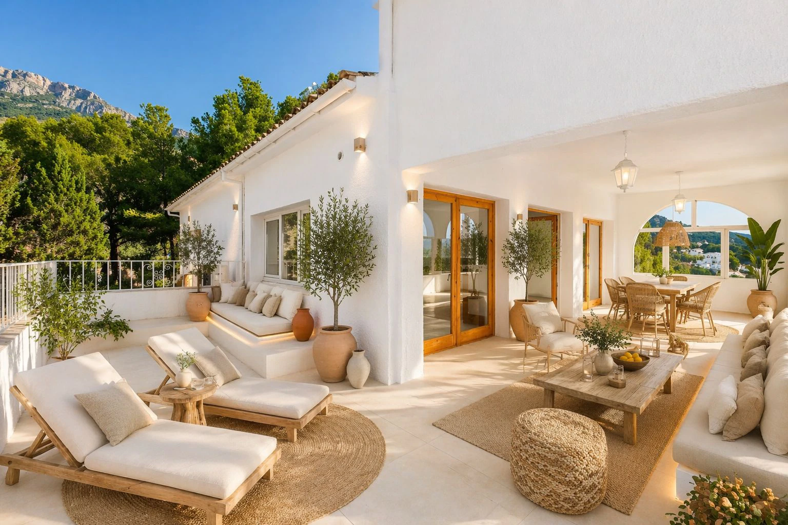 1534 - Mediterranean retreat with an Ibizan feel and panoramic views in Altea