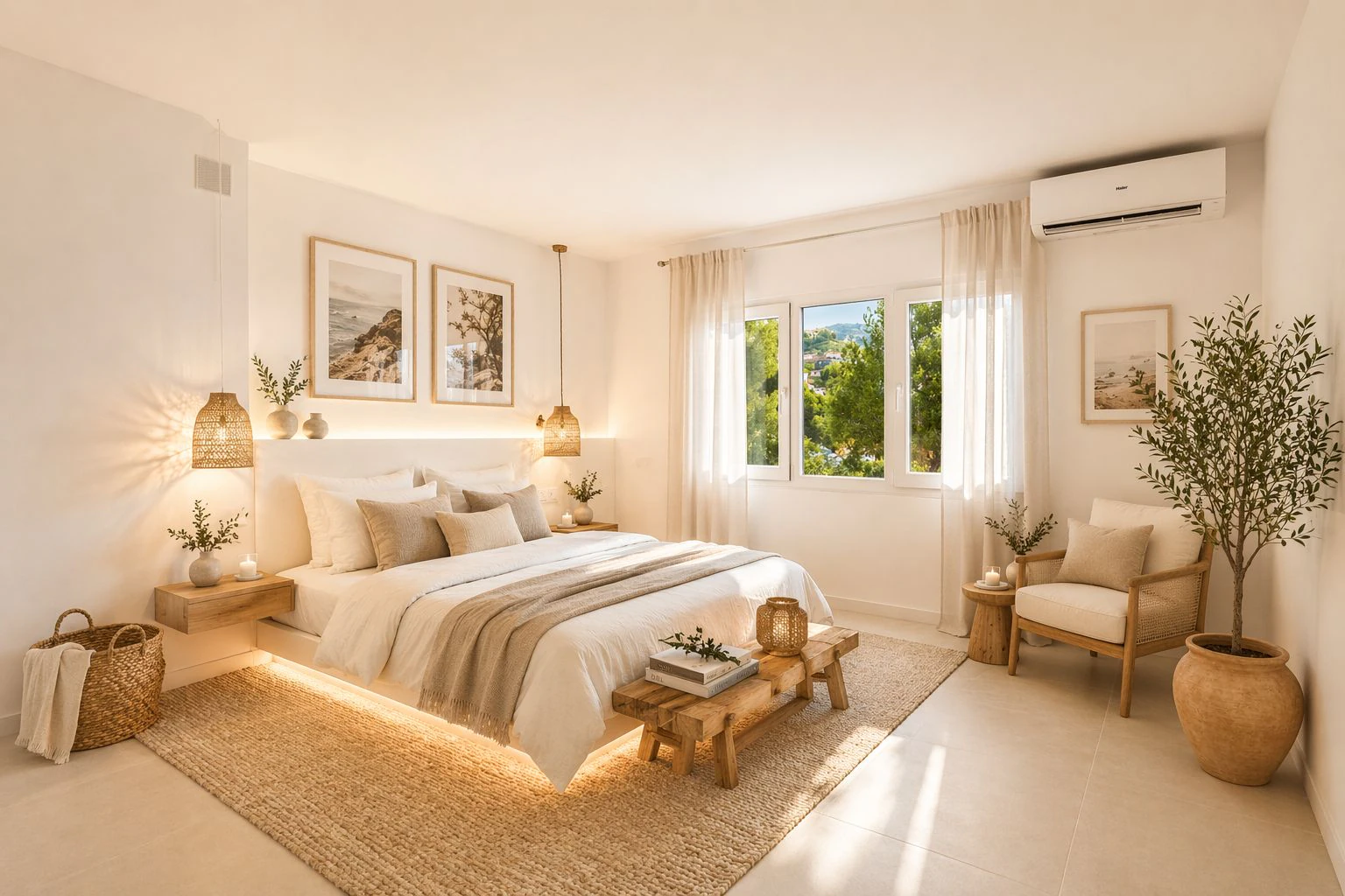 1534 - Mediterranean retreat with an Ibizan feel and panoramic views in Altea