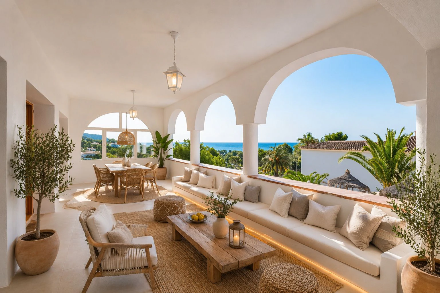 1534 - Mediterranean retreat with an Ibizan feel and panoramic views in Altea