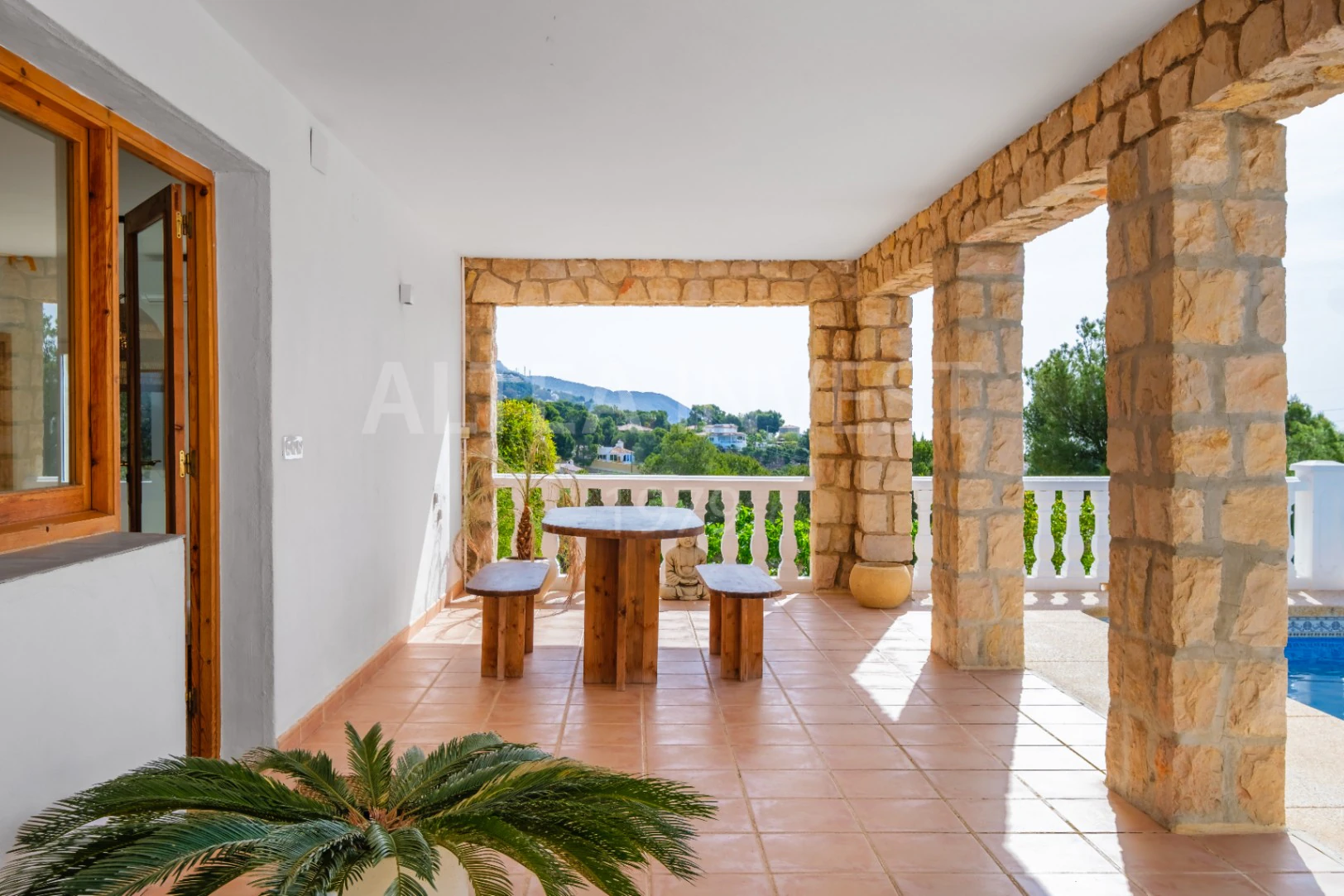 1534 - Mediterranean retreat with an Ibizan feel and panoramic views in Altea