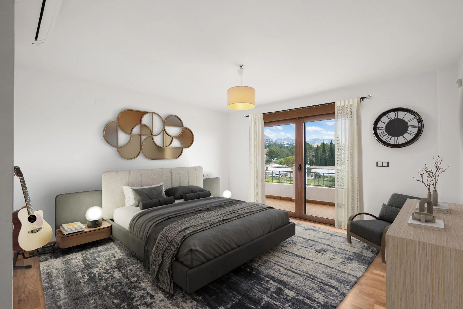 1376 - Penthouse with large terrace and panoramic views in the heart of Altea la Vella