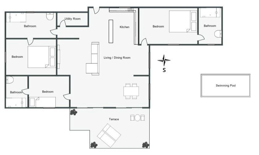 1505 - Completely renovated Mediterranean villa in El Planet.