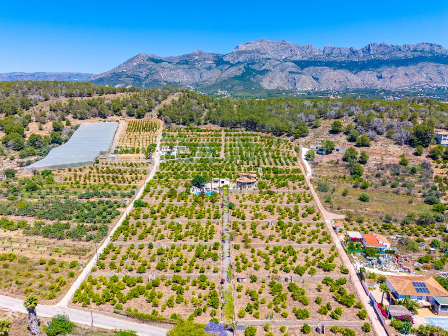 Finca śródziemnomorska z ponad 16.000 m² prywatnego terenu w wyjątkowym naturalnym otoczeniu Altei