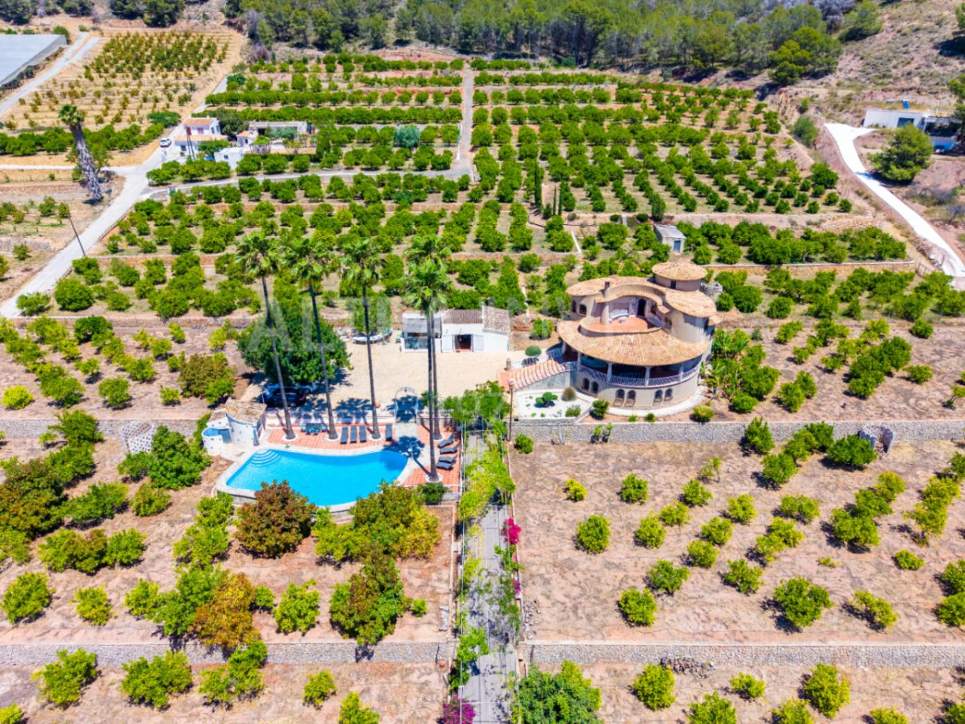 1557 - Mediterranean Estate with Over 16,000 m² of Private Land in a Unique Natural Setting of Altea