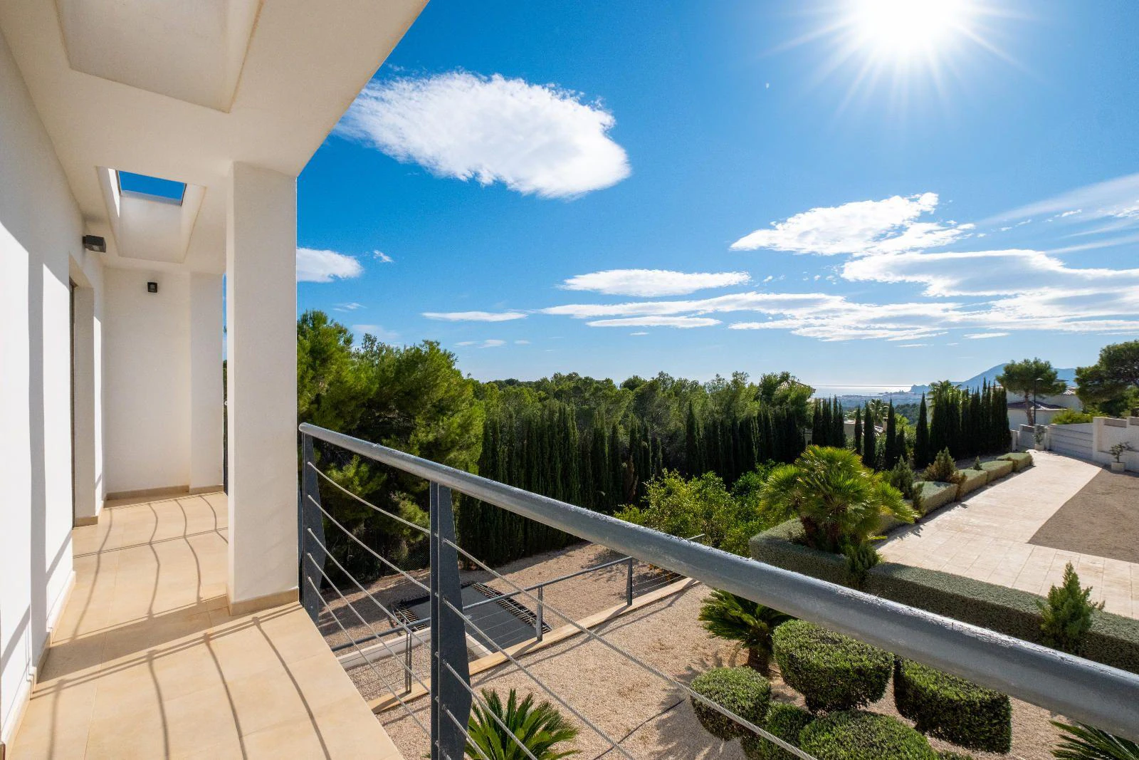Stunning modern style villa with sea views