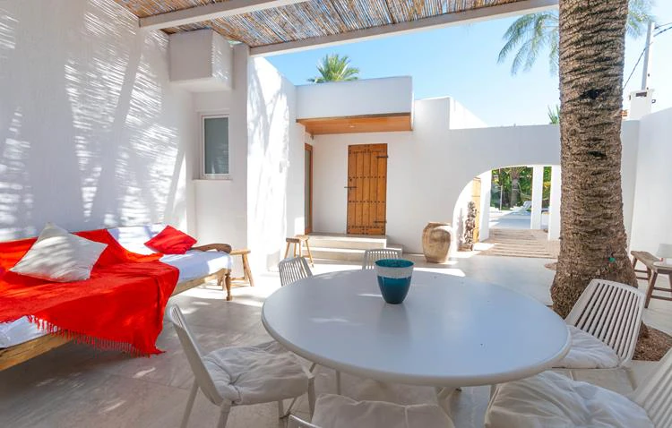 Mediterranean villa with tropical garden and private pool