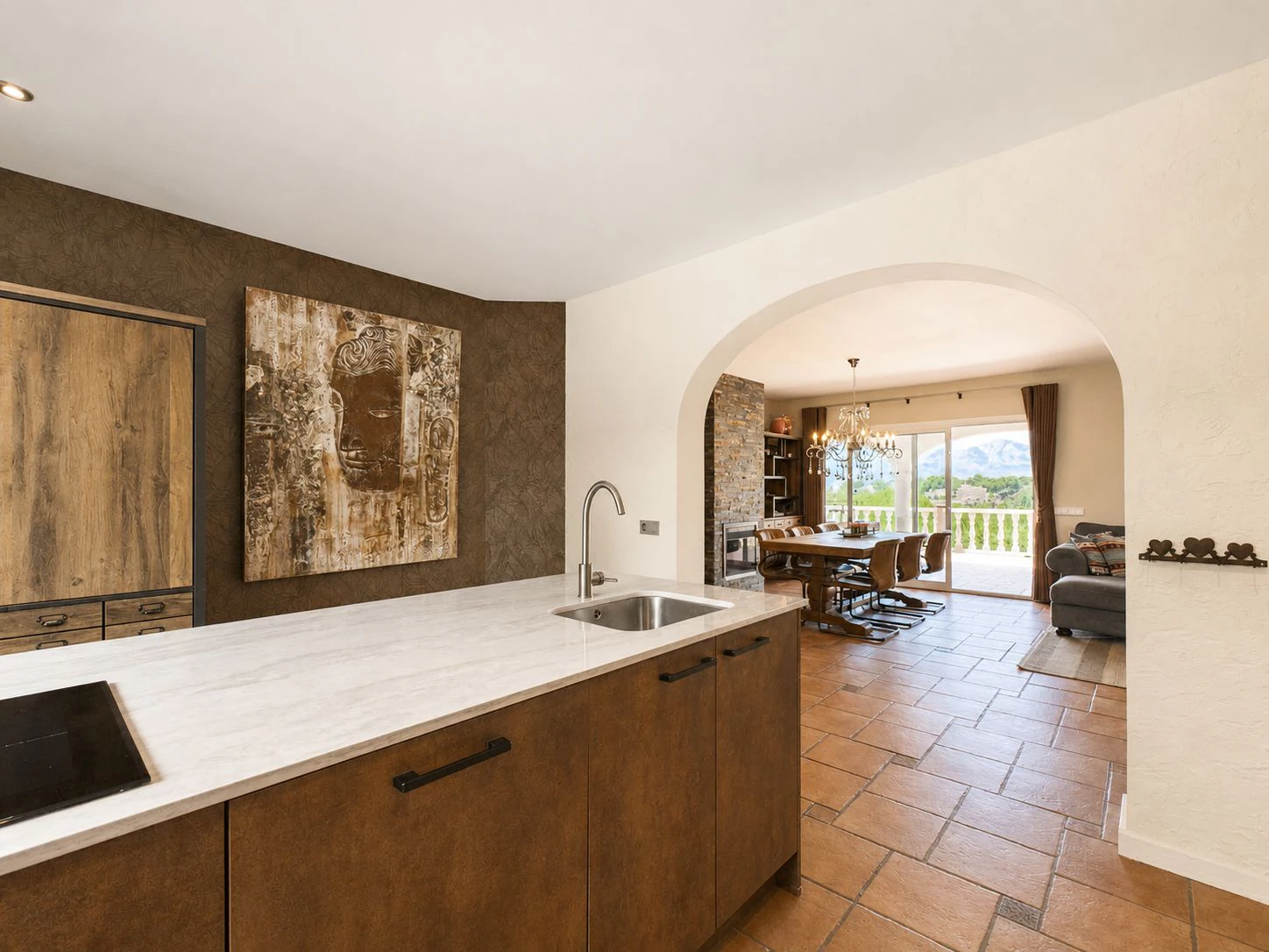 Mediterranean Villa with Sea and Mountain Views in an Exclusive Residential Area of Altea