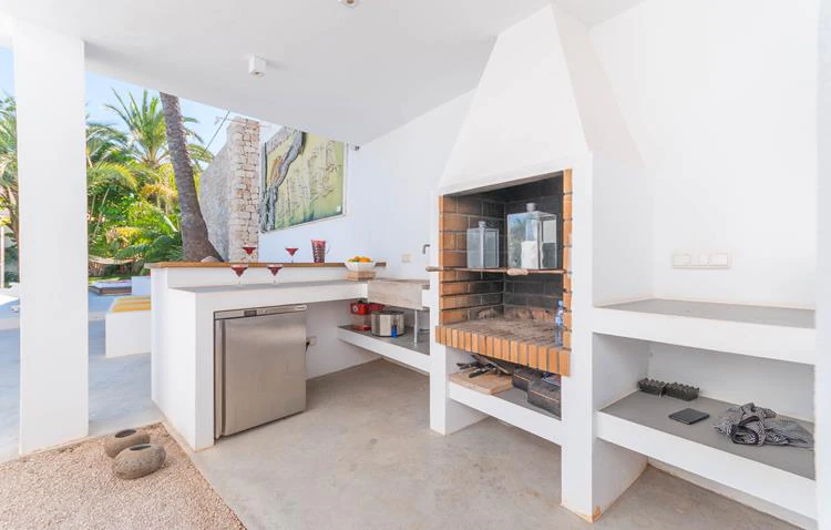 Mediterranean villa with tropical garden and private pool