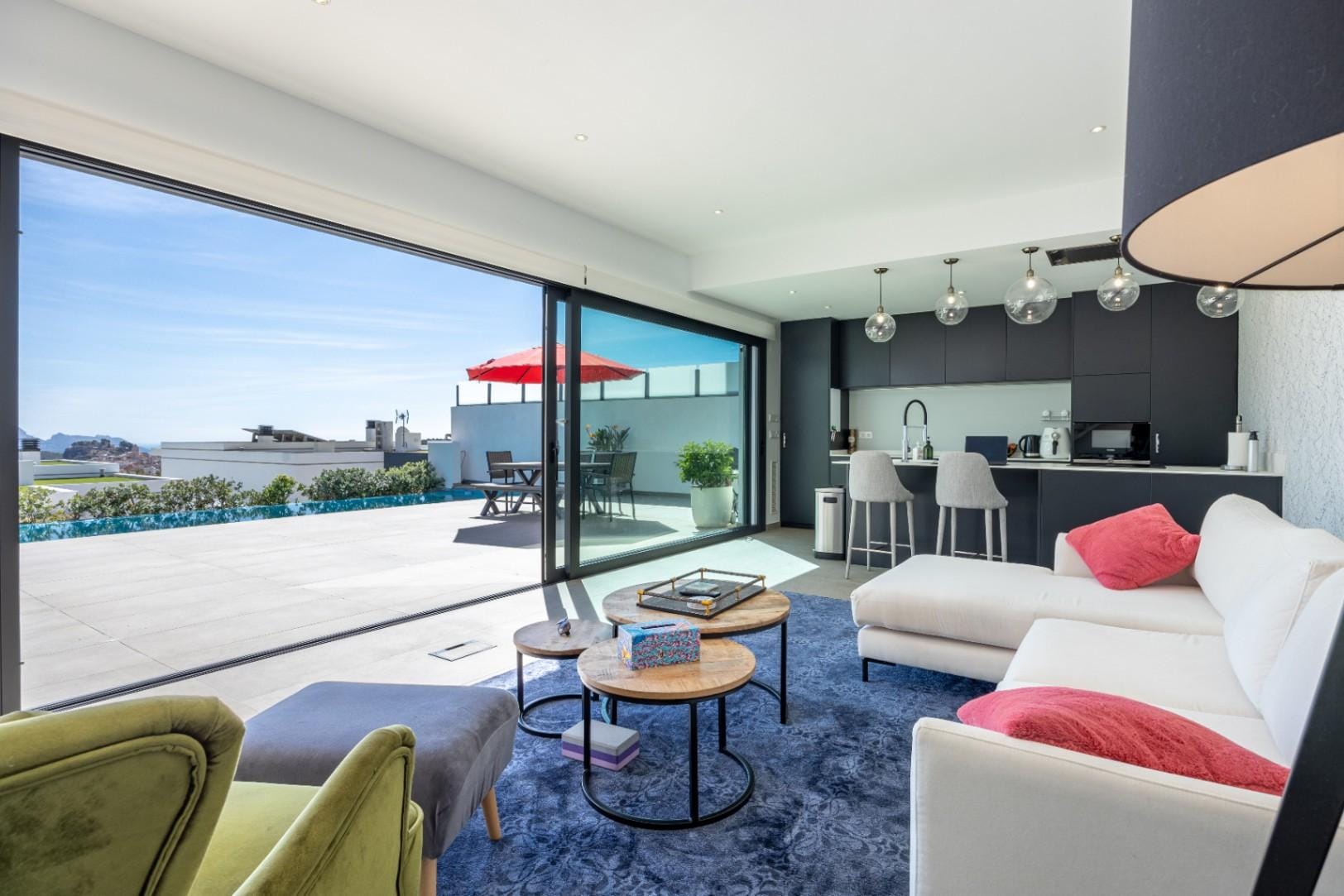 Modern Villa with a Pool for Sale in Polop