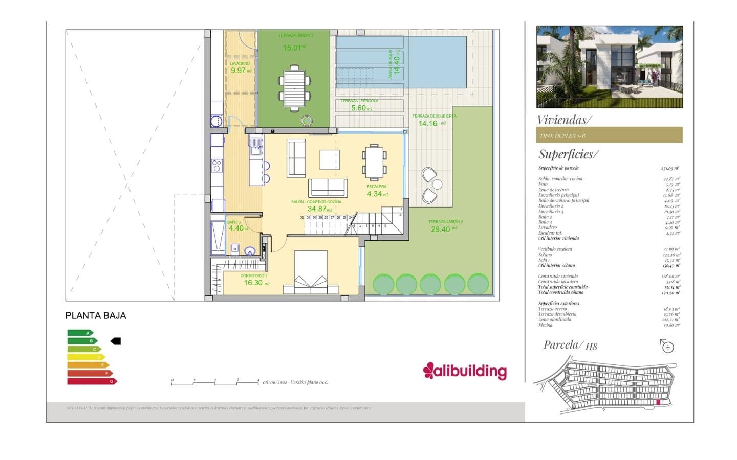 New Build Duplex for Sale in Polop