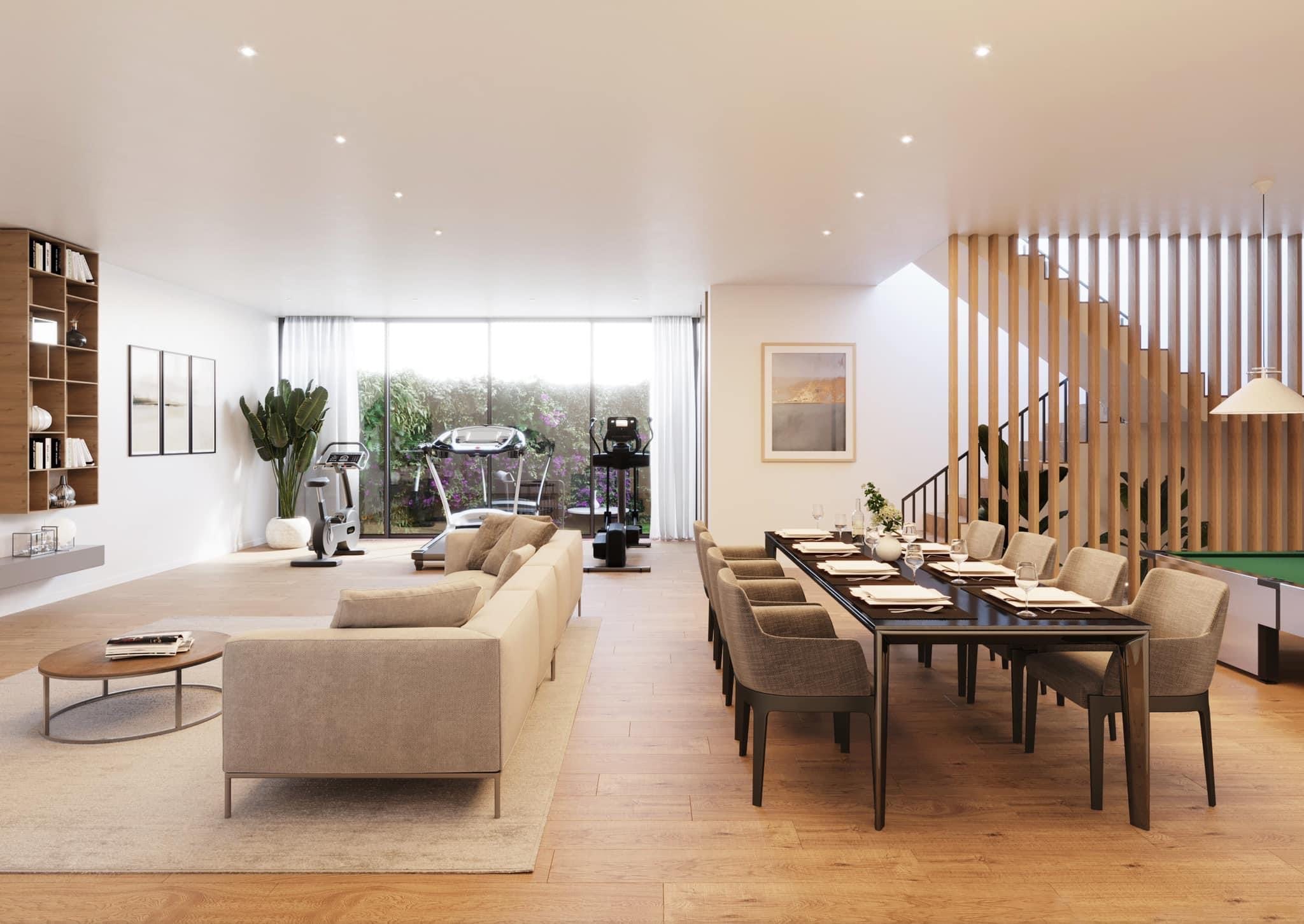 New modern villa with sea views for sale in Polop.