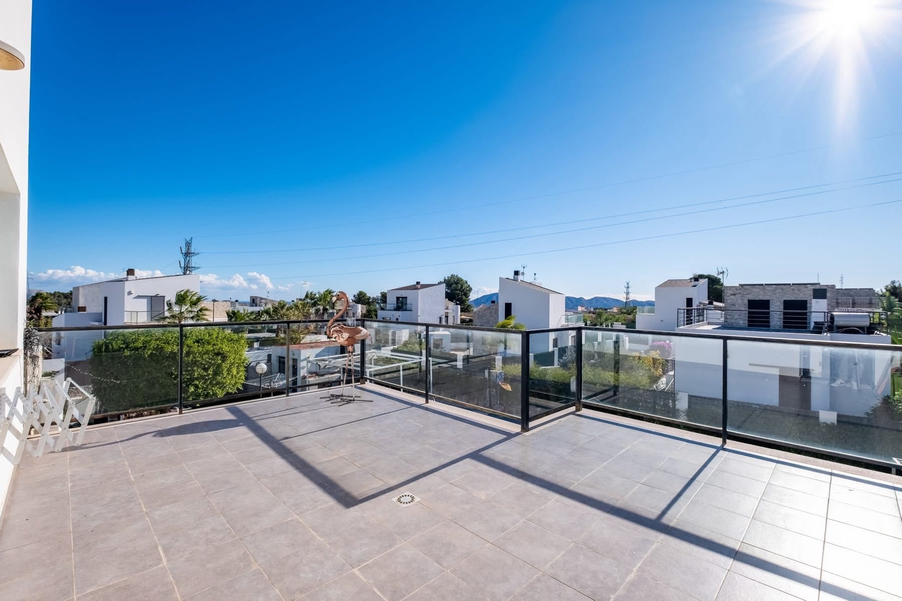 Modern villa with heated pool, cinema room, and sauna for sale in Polop.