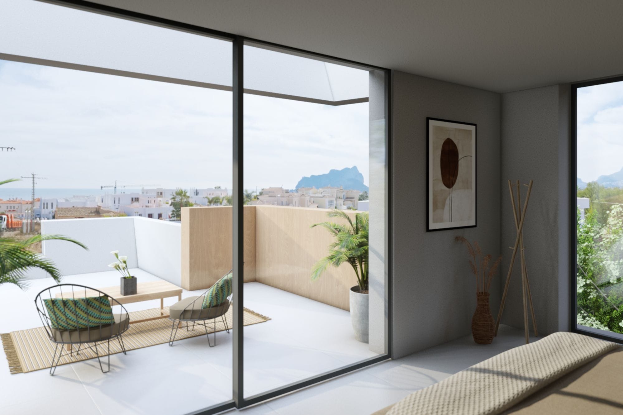 Vila de lux cu vedere la mare de vânzare în Calpe