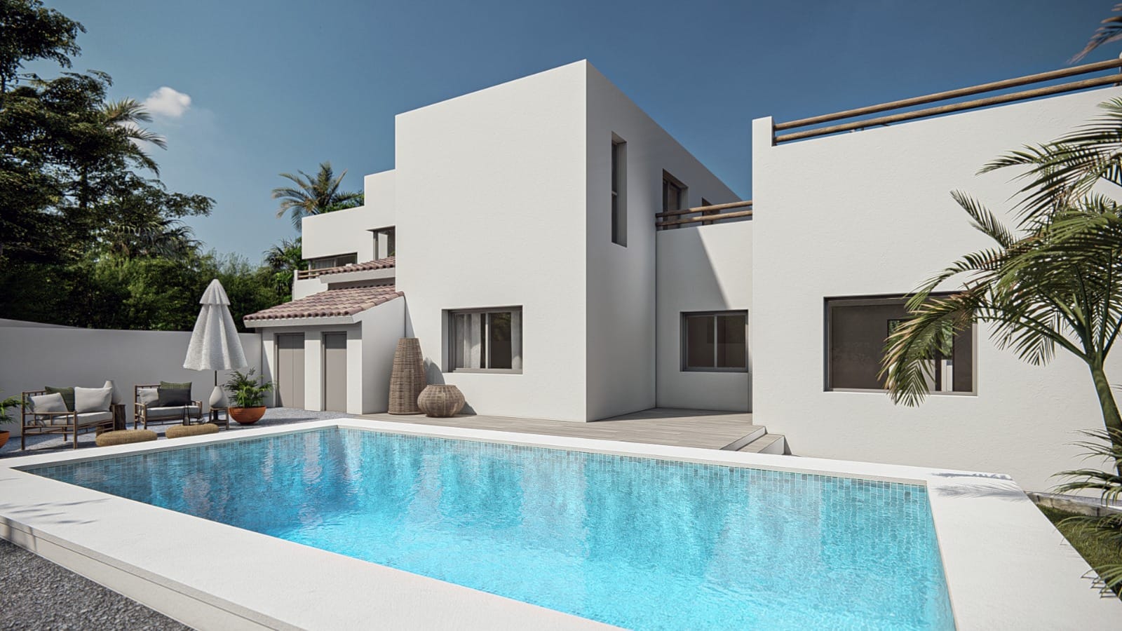 Vila gata de renovat cu piscină și vedere la munte de vânzare în Albir