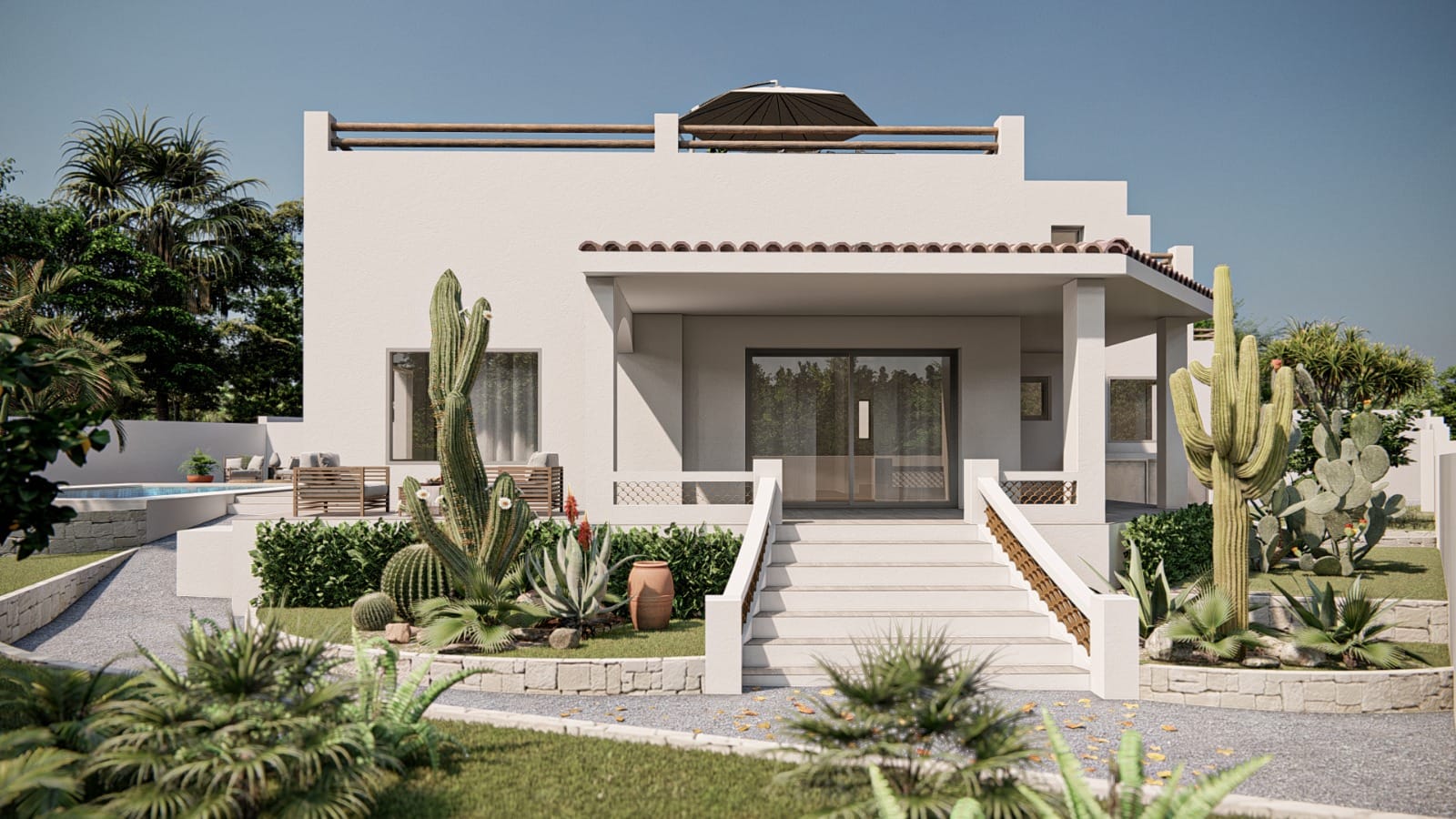Vila gata de renovat cu piscină și vedere la munte de vânzare în Albir
