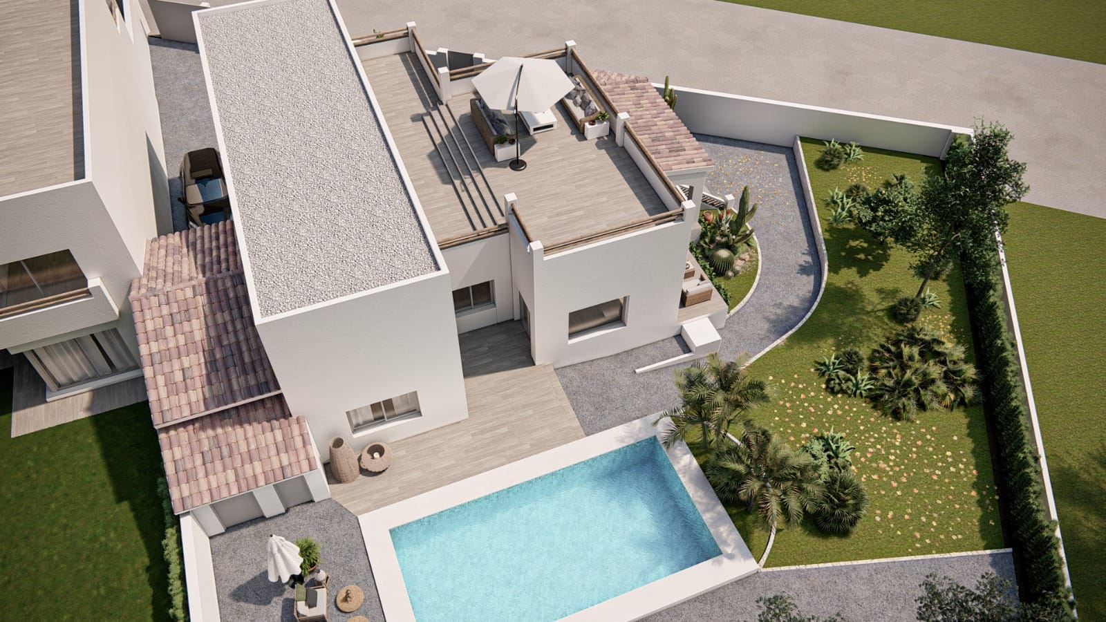 Vila gata de renovat cu piscină și vedere la munte de vânzare în Albir