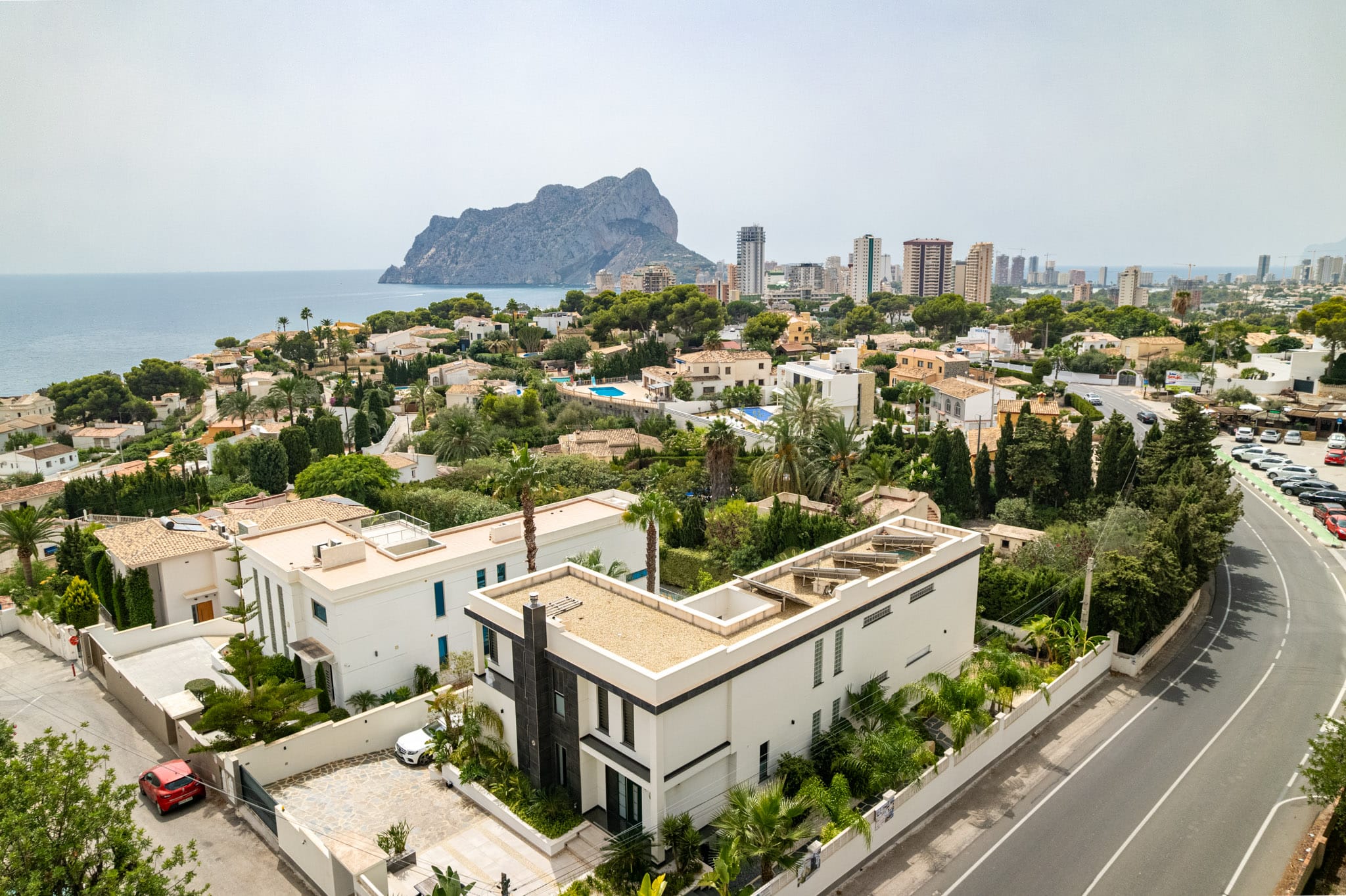 Vila elegantă cu vedere la mare și design excepțional de vânzare în Calpe