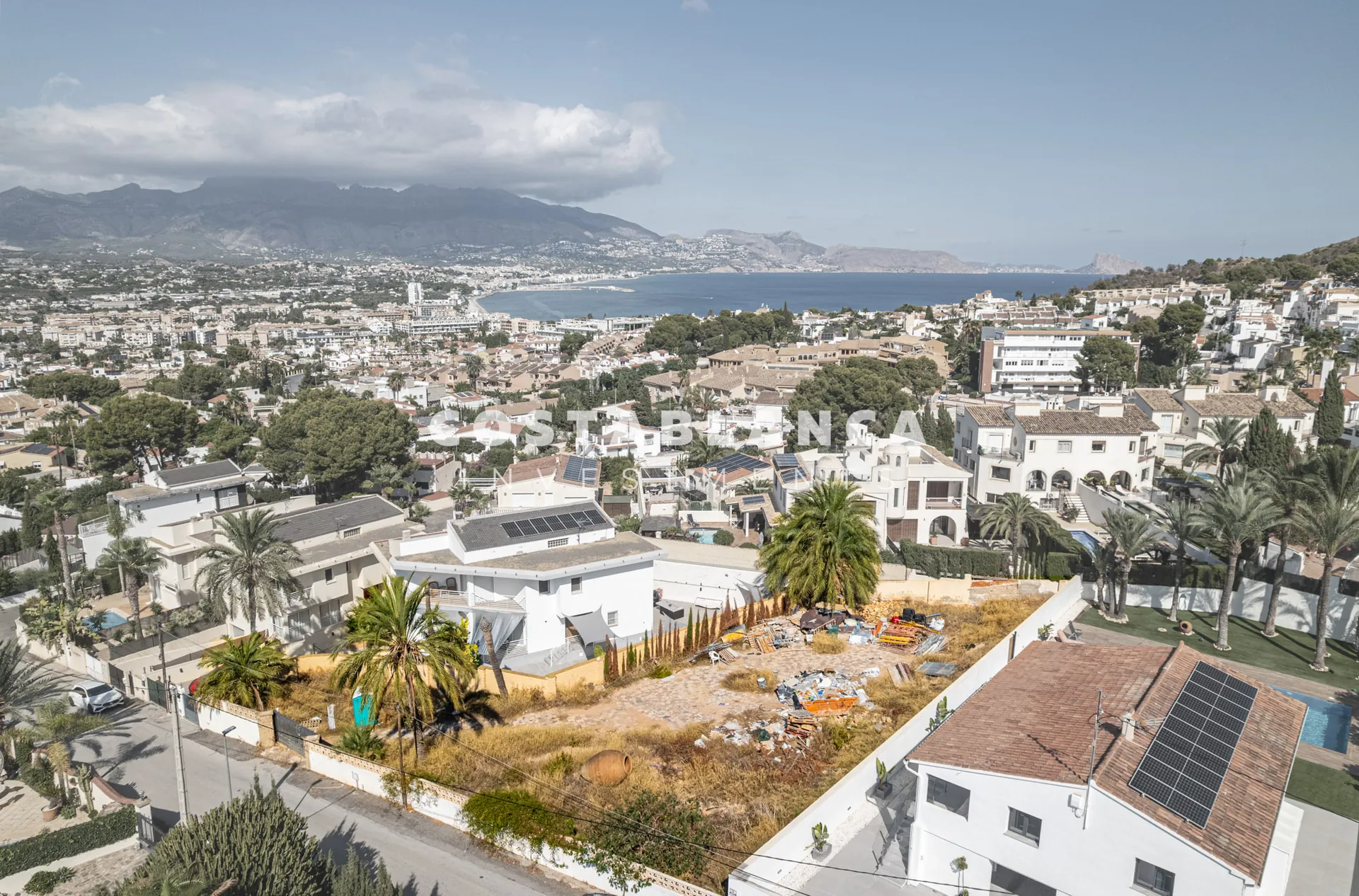 Teren rezidențial cu vedere la mare de vânzare în El Albir