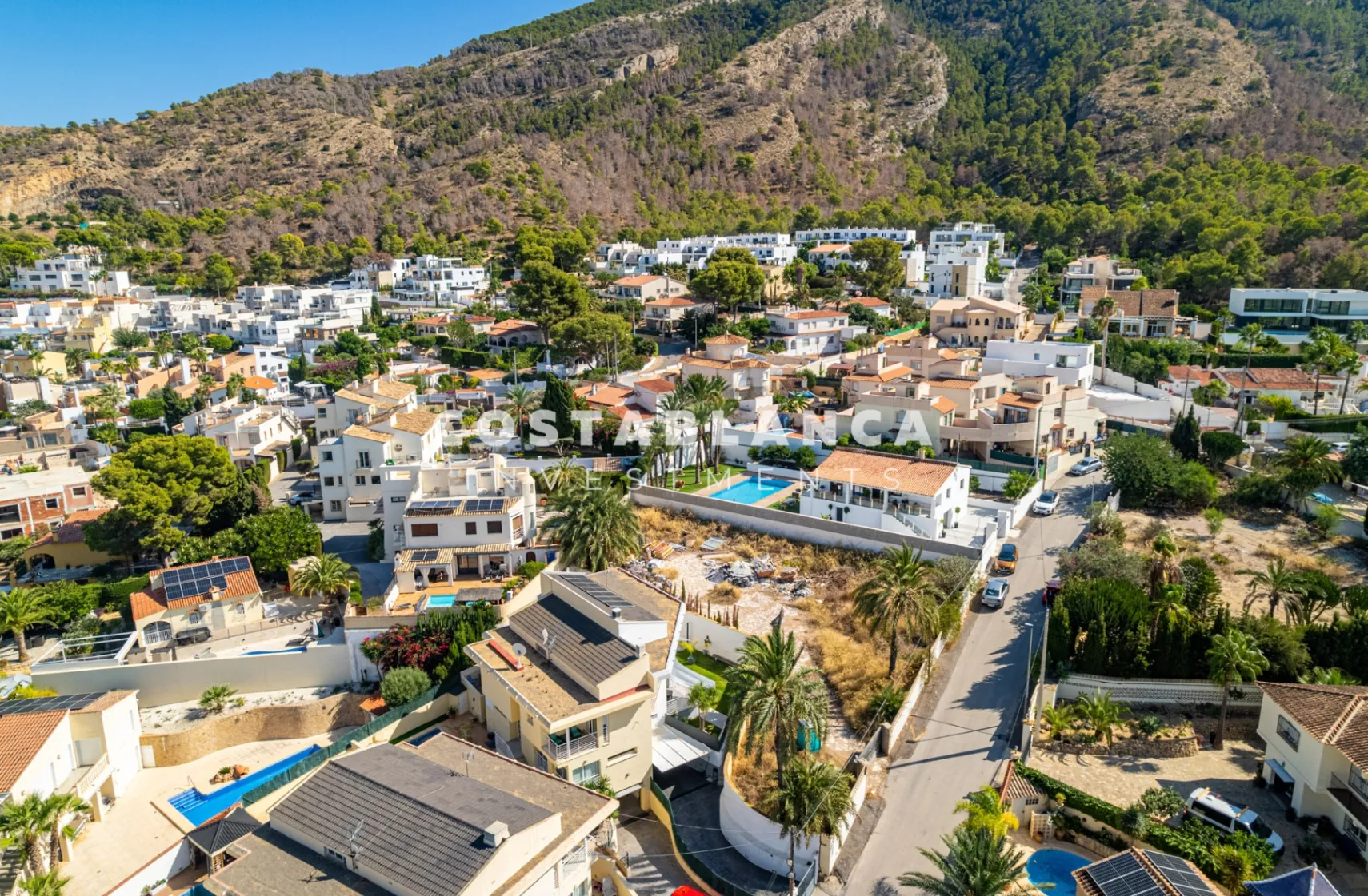 Teren rezidențial cu vedere la mare de vânzare în El Albir