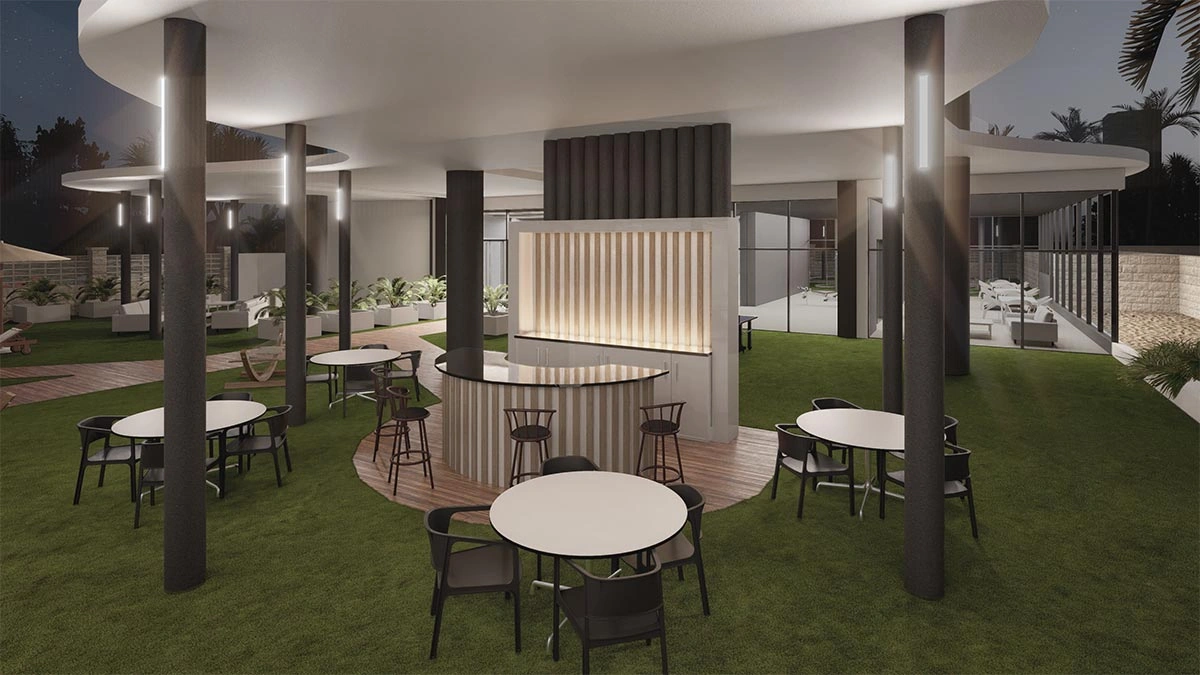 Apartament modern cu terasă, vedere și servicii în stil resort