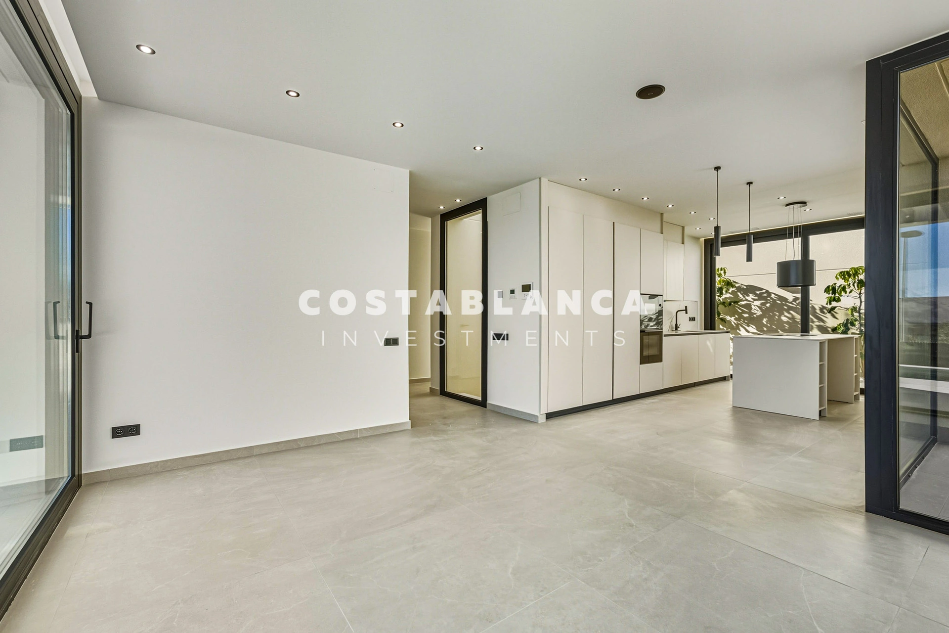 Modern new-built villa for sale in Polop with swimming pool.