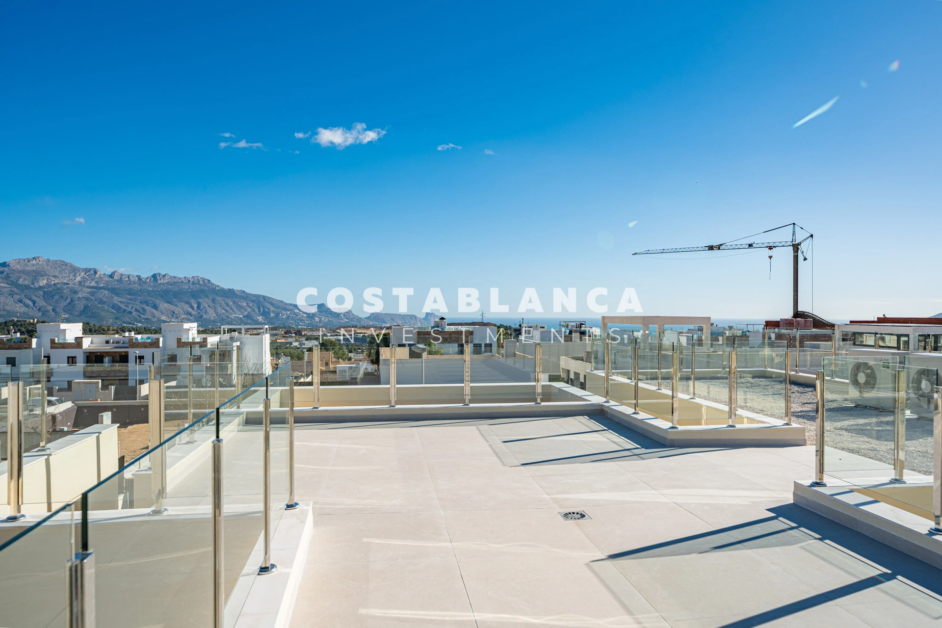 Modern new-built villa for sale in Polop with swimming pool.