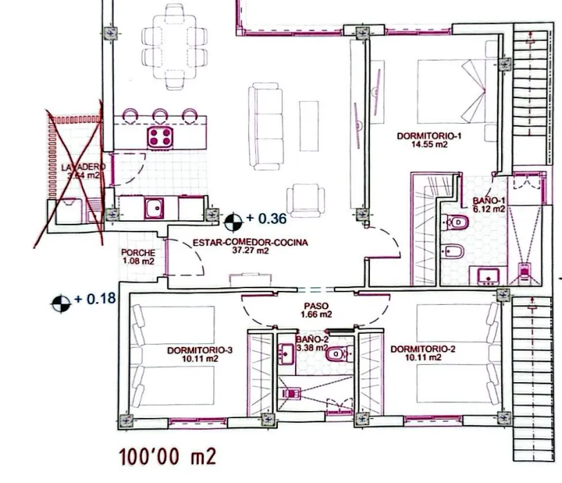 Vila modernă cu o singură etaj în vânzare în Polop