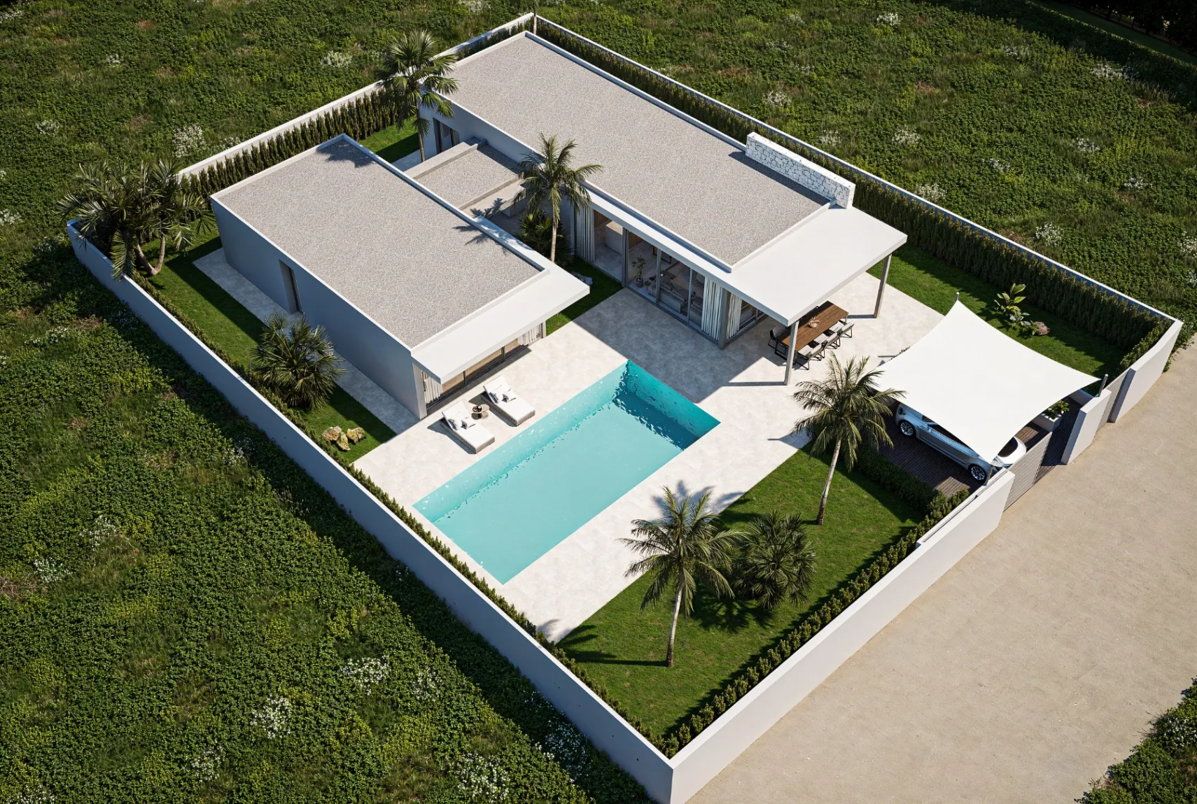 Modern newly built villa for sale in Altea.