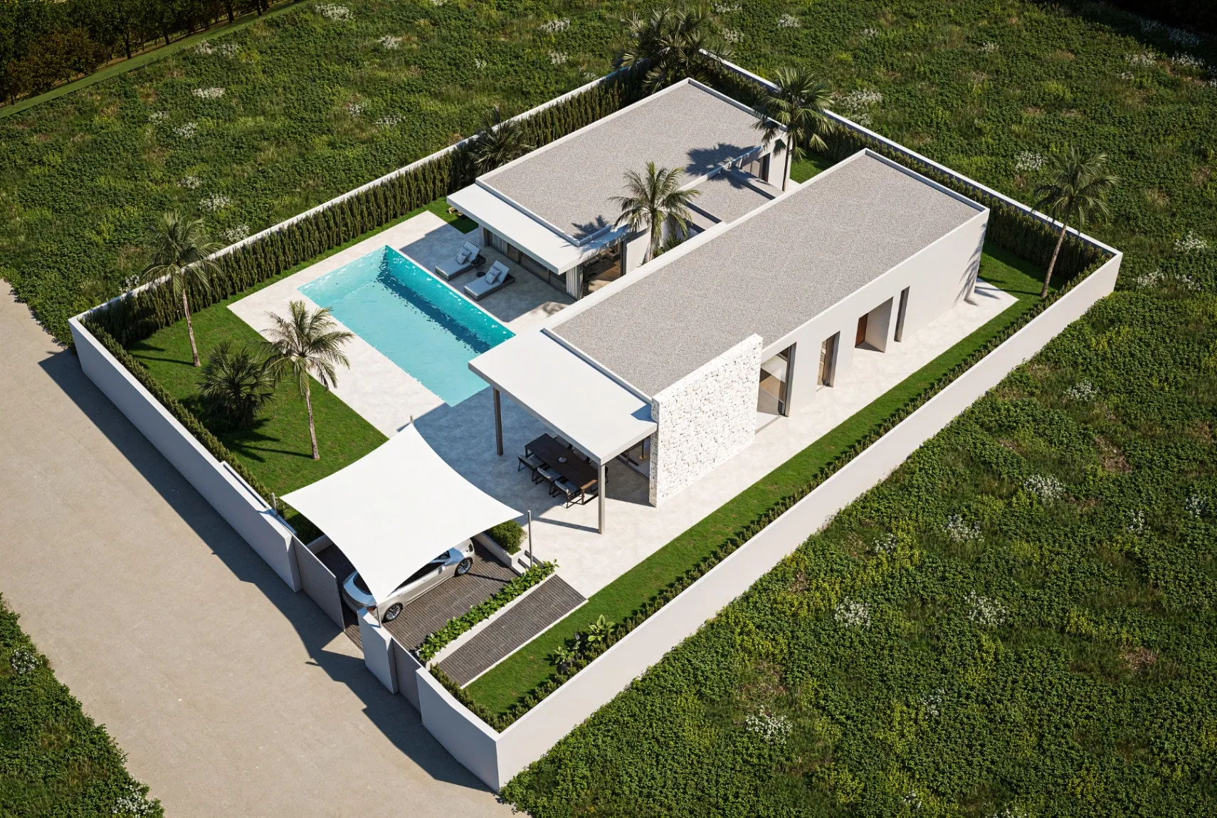 Modern newly built villa for sale in Altea.