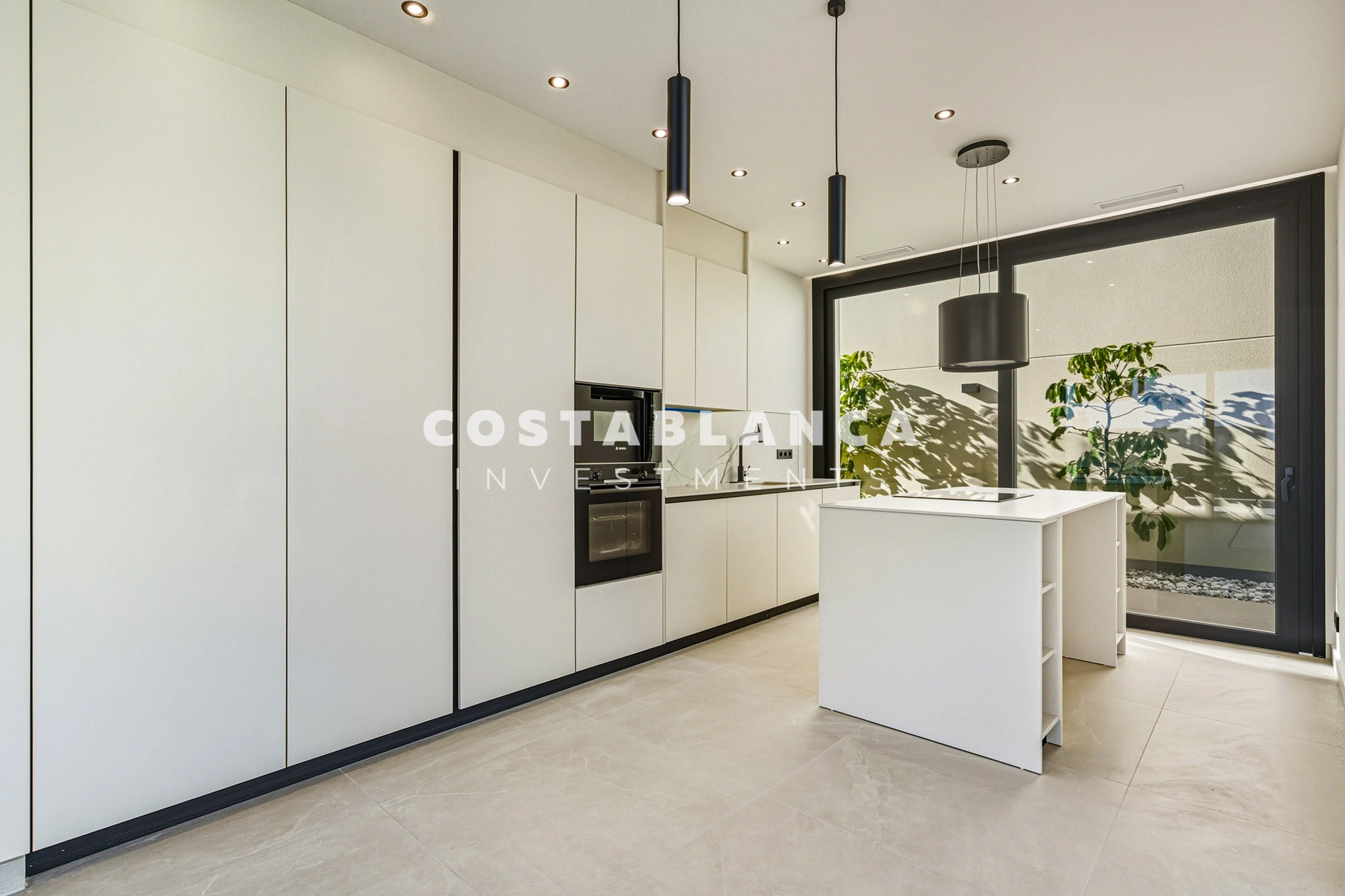 Modern new-built villa for sale in Polop with swimming pool.