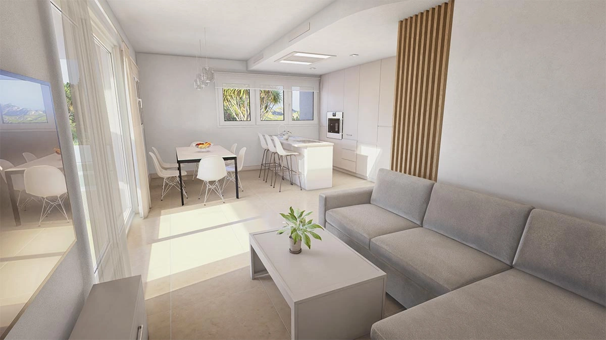 Apartament modern cu terasă, vedere și servicii în stil resort