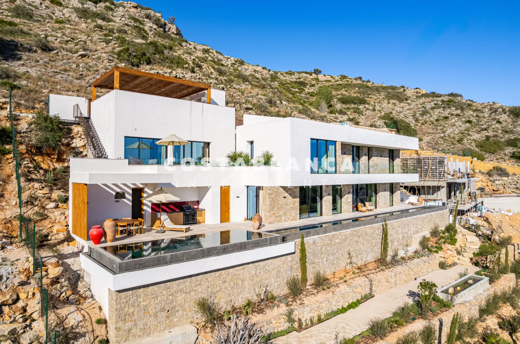 CA MALVA - New modern and eco-friendly luxury villa with panoramic views in fabulous Javea, Spain.