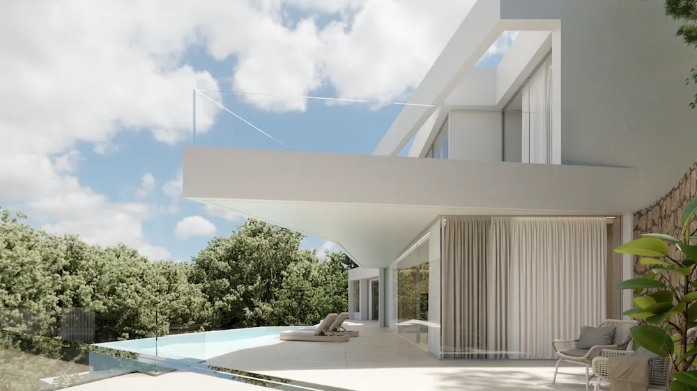 Vila modernă nou-construită de vânzare în Altea Hills