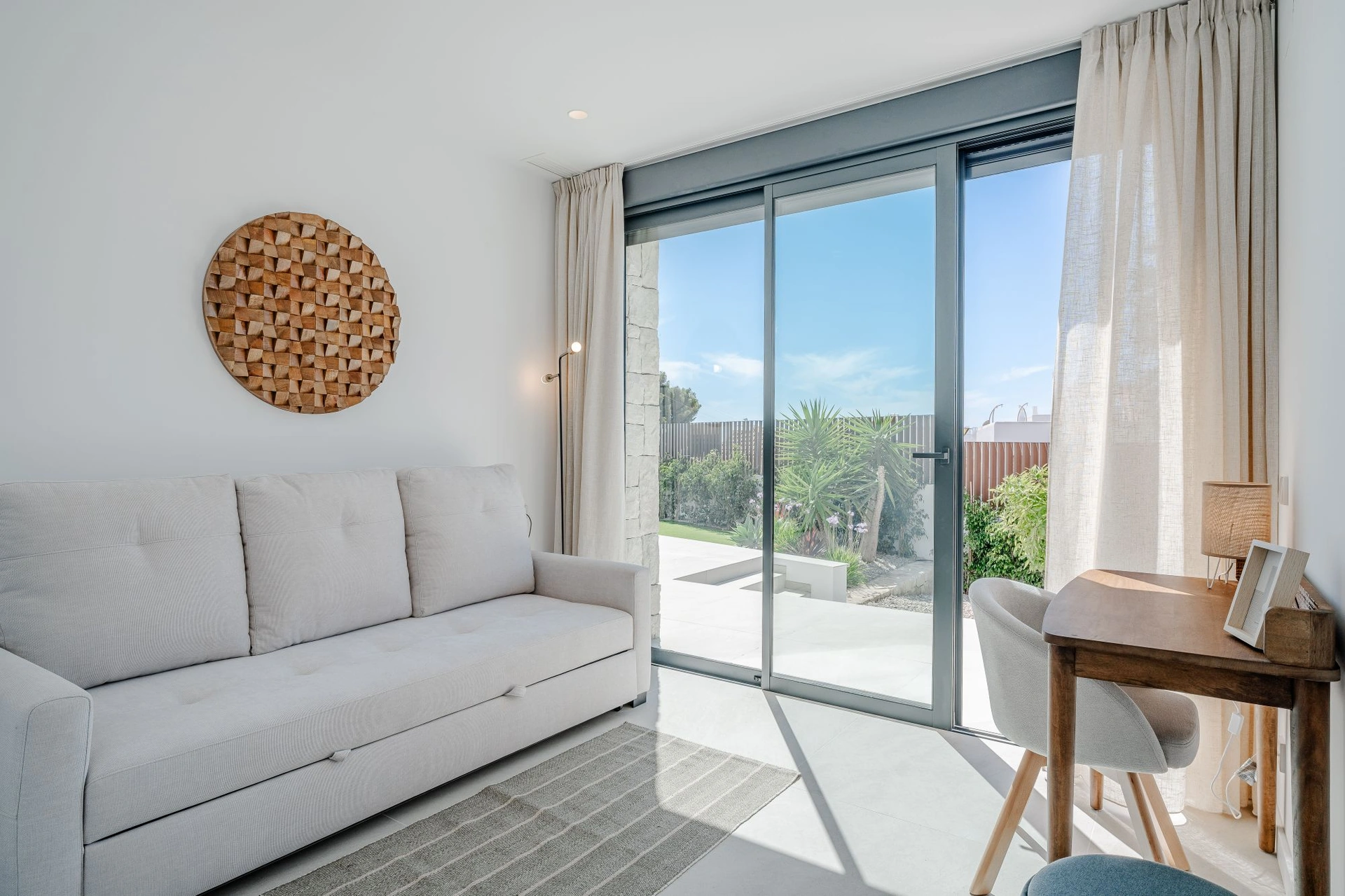Luxury villa inspired by Ibiza with sea views and a rooftop oasis for sale in Calpe.