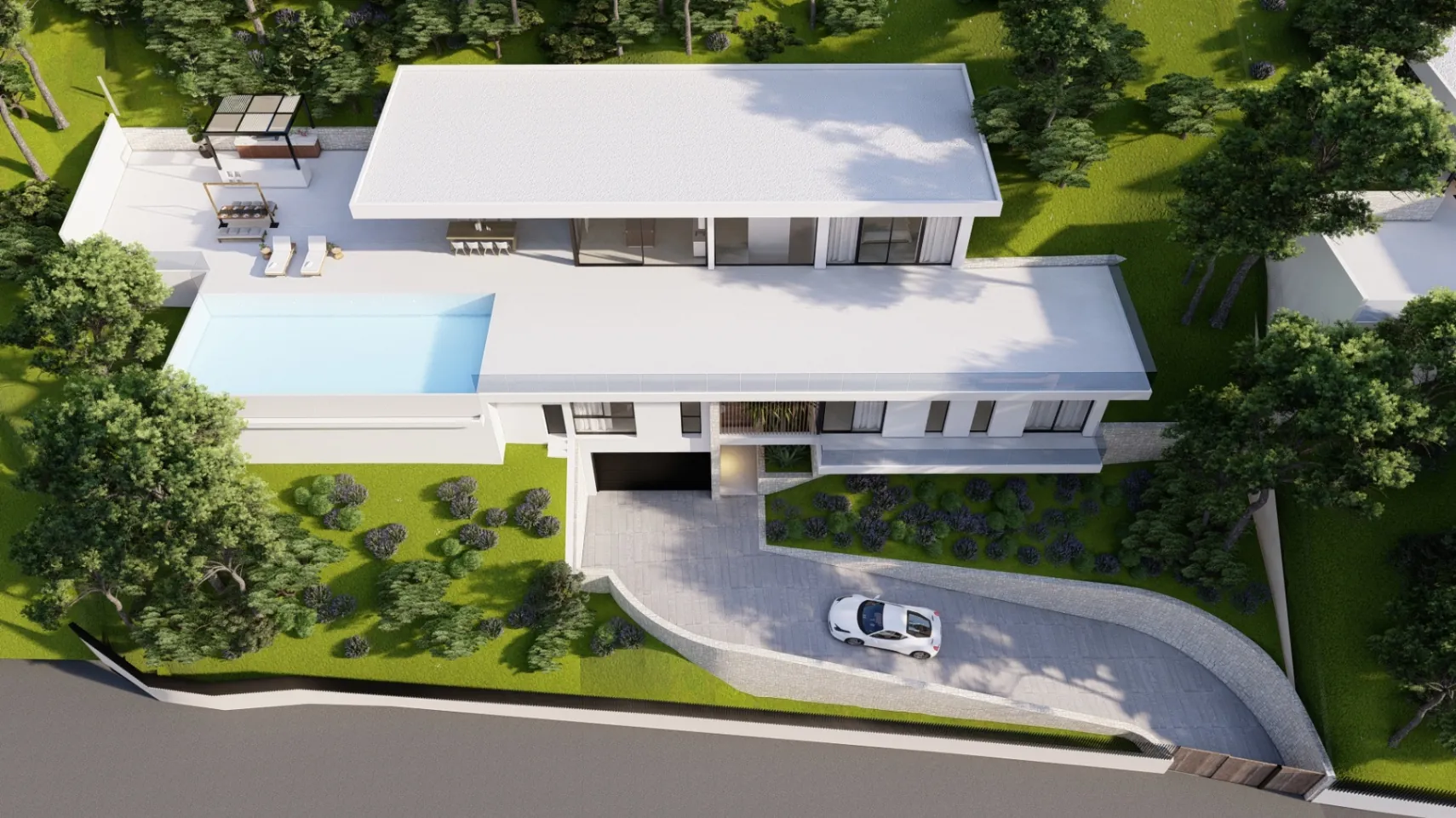 Newly built modern villa for sale in Altea la Vella