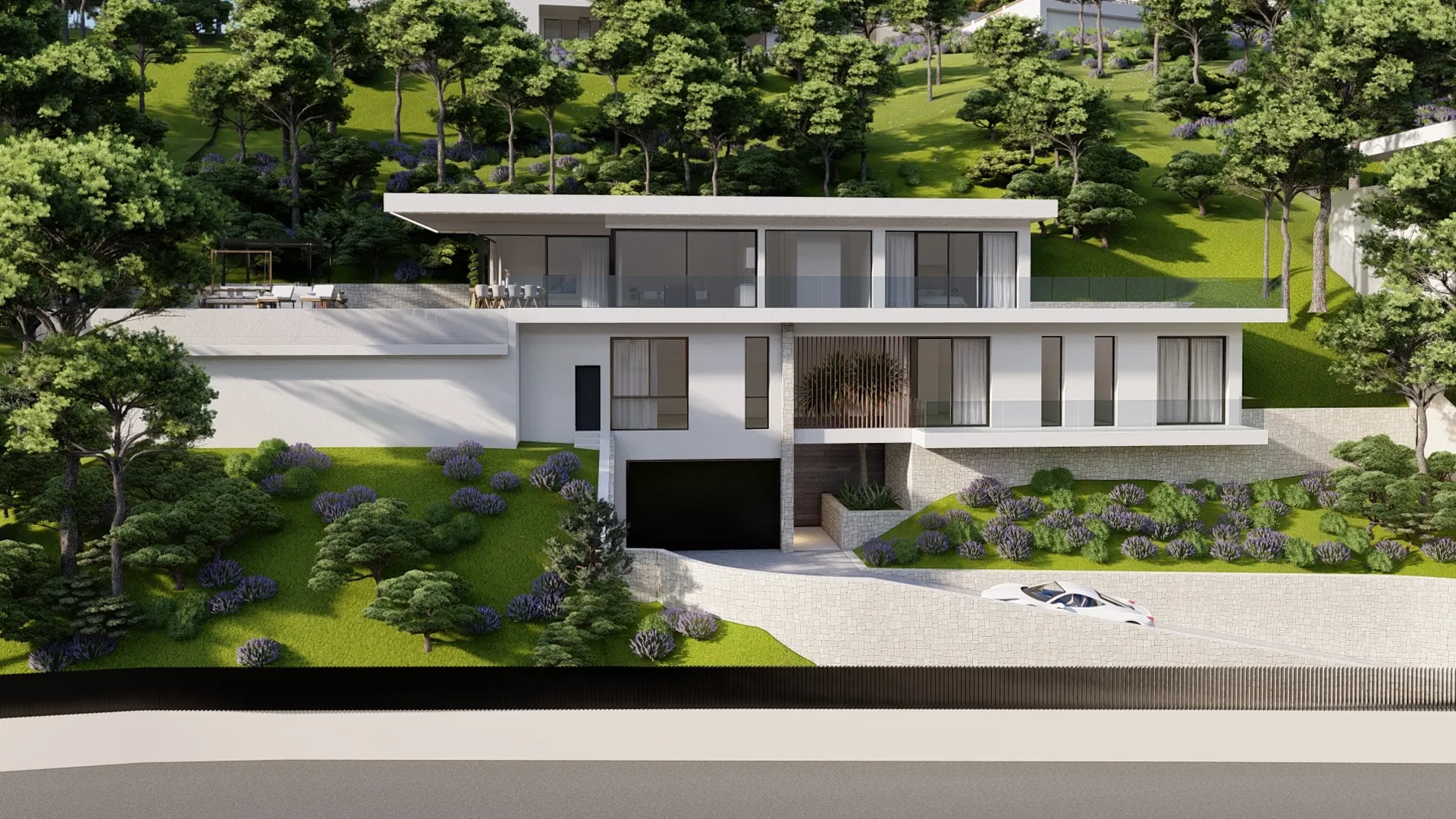 Newly built modern villa for sale in Altea la Vella