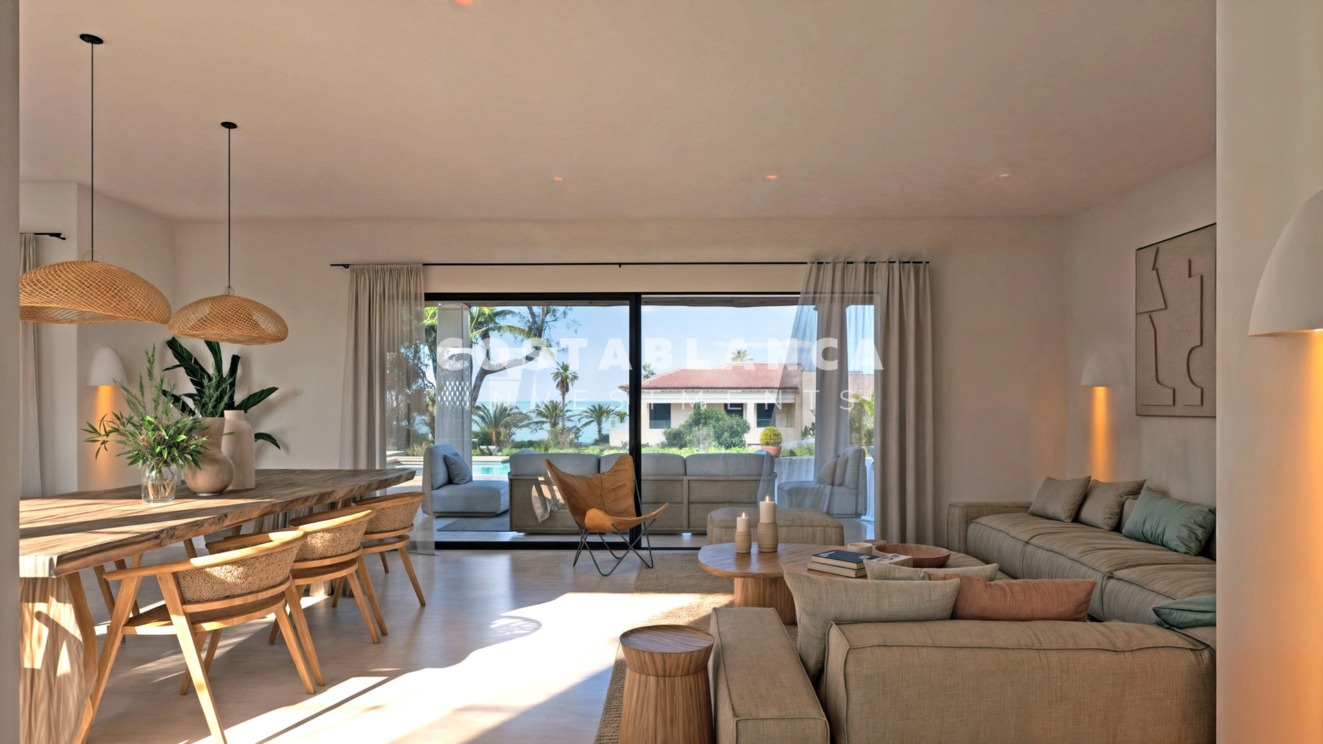 Vilă contemporană în stil ibizian de vânzare în Denia