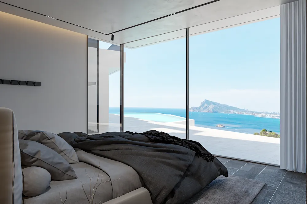 Vila modernă nou-construită de vânzare în Altea Hills
