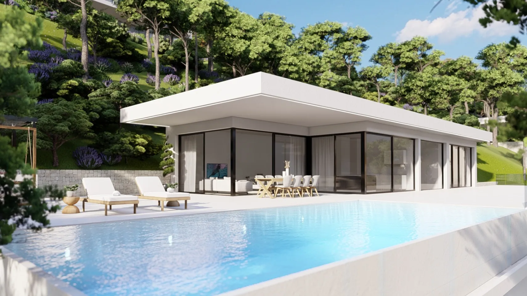 Newly built modern villa for sale in Altea la Vella