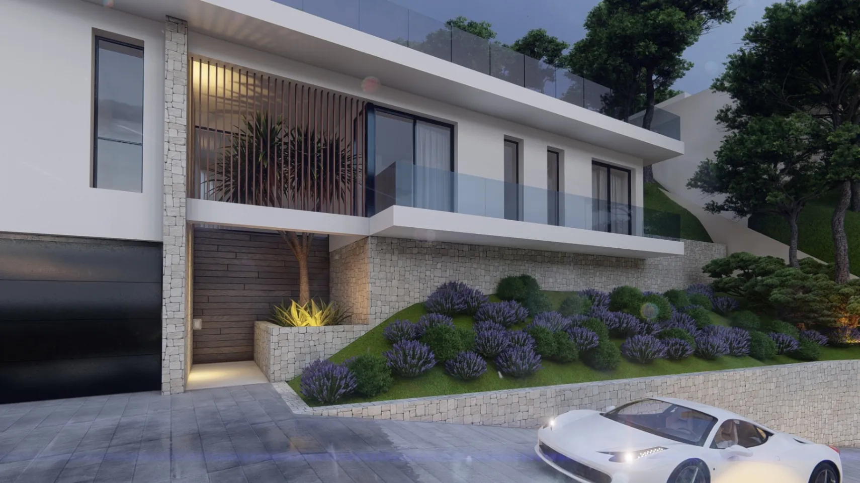 Newly built modern villa for sale in Altea la Vella