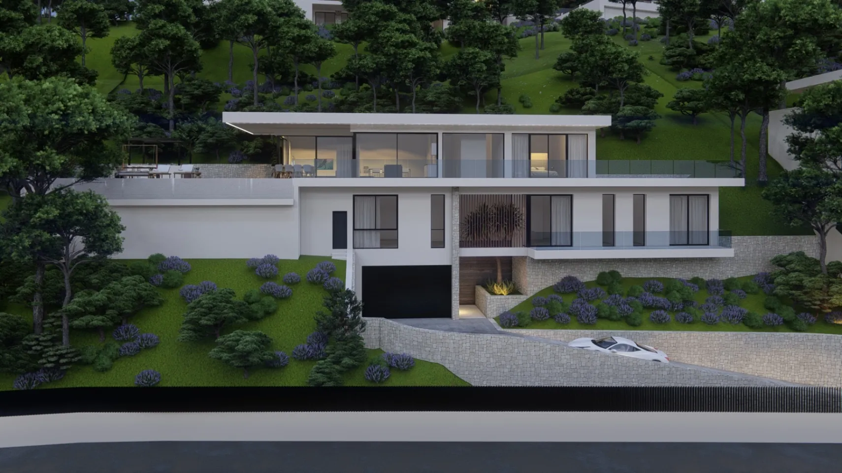 Newly built modern villa for sale in Altea la Vella