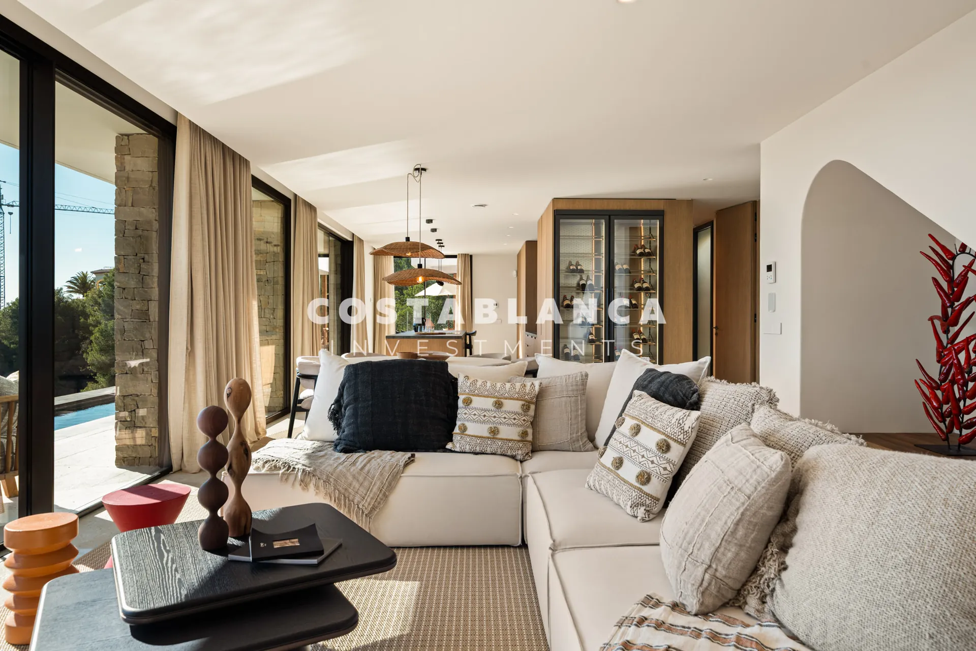 CA MALVA - New modern and eco-friendly luxury villa with panoramic views in fabulous Javea, Spain.