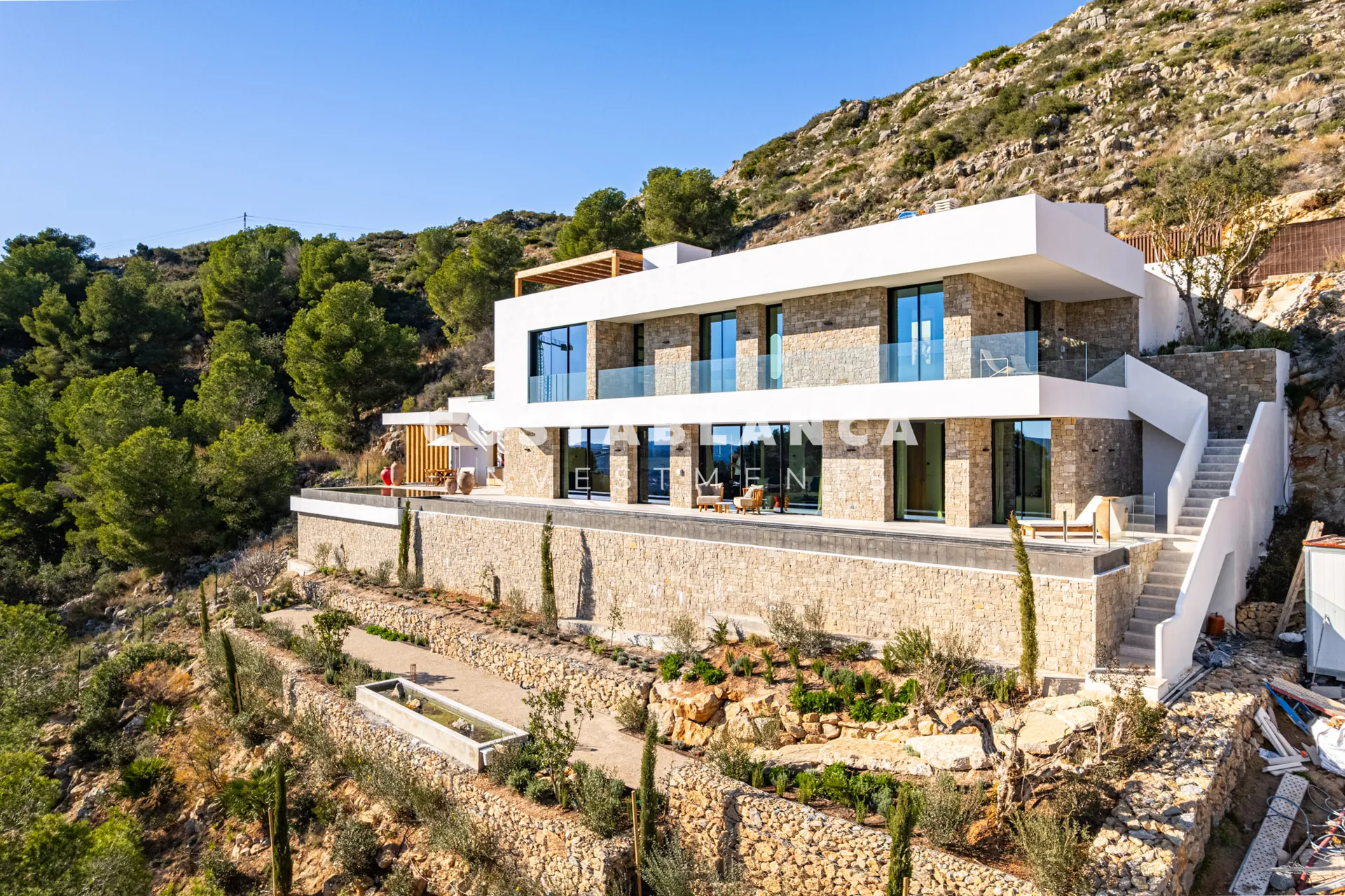 CA MALVA - New modern and eco-friendly luxury villa with panoramic views in fabulous Javea, Spain.
