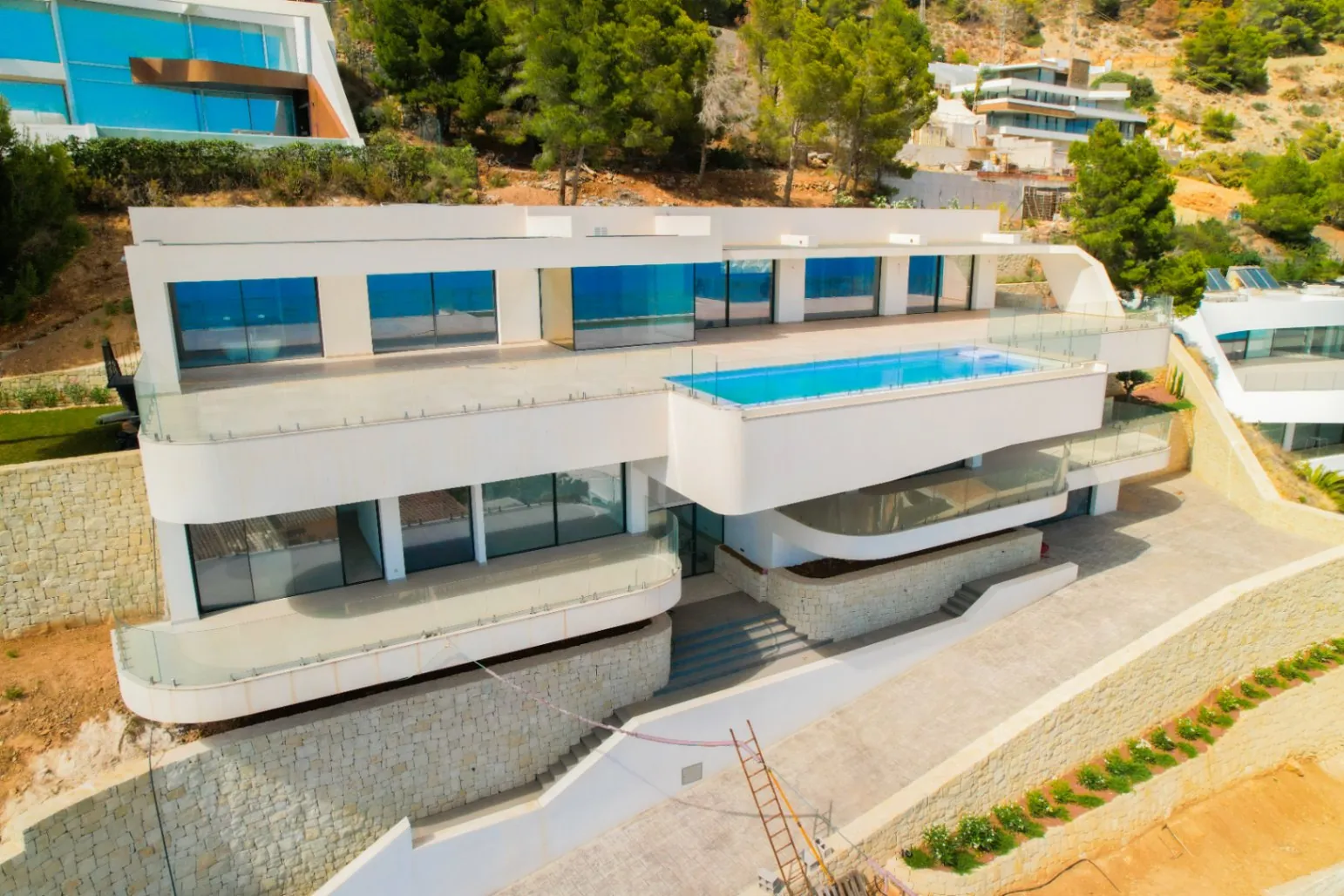 Newly built modern villa with stunning sea views for sale in Altea Hills.