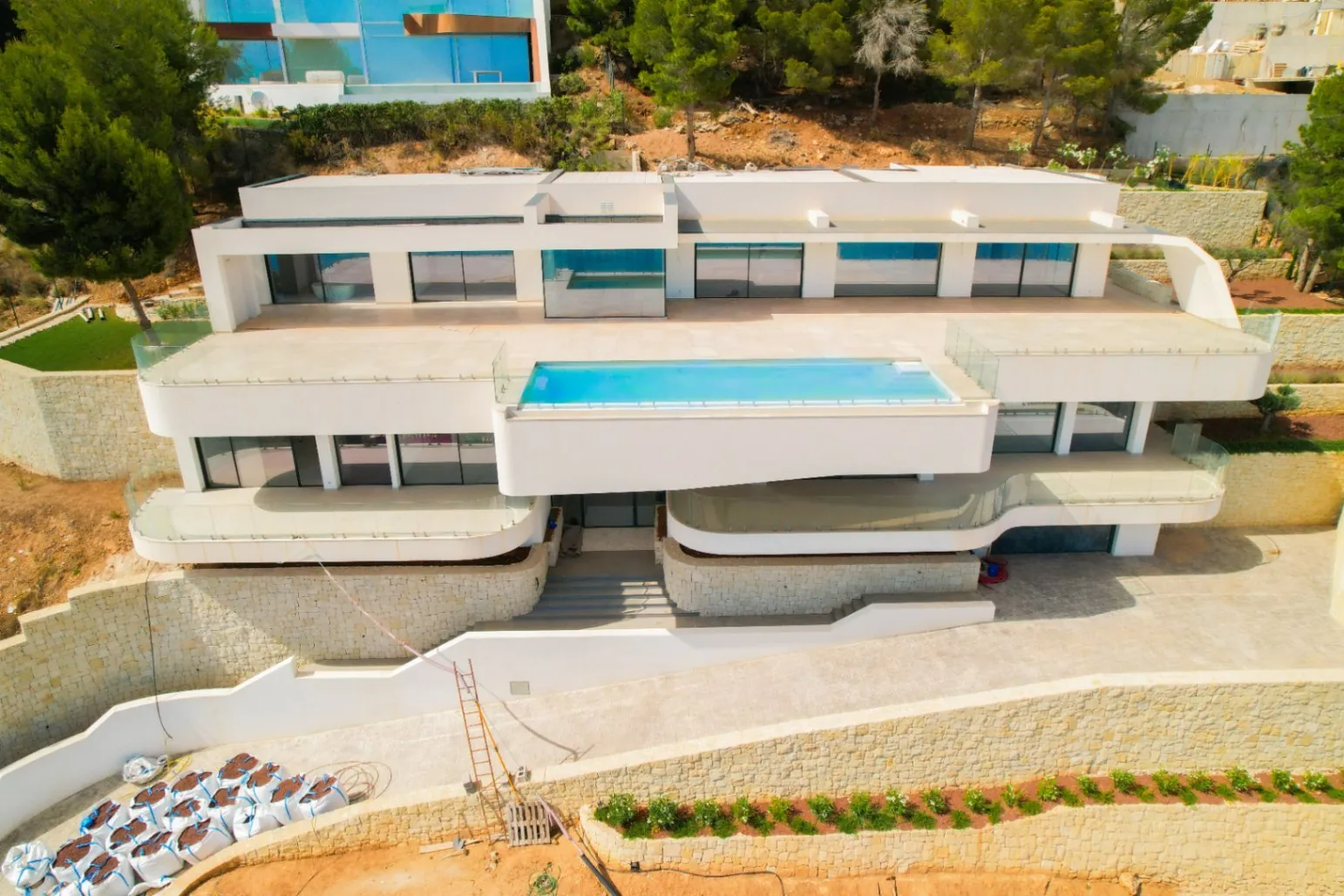 Newly built modern villa with stunning sea views for sale in Altea Hills.