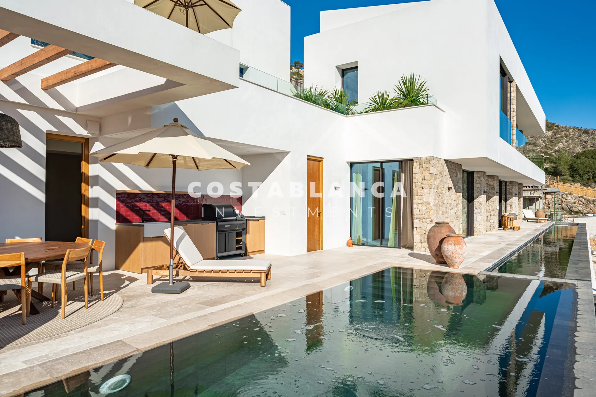 CA MALVA - New modern and eco-friendly luxury villa with panoramic views in fabulous Javea, Spain.