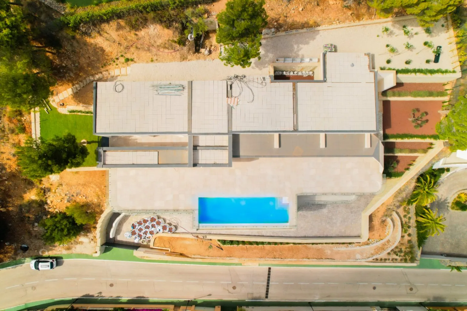 Newly built modern villa with stunning sea views for sale in Altea Hills.