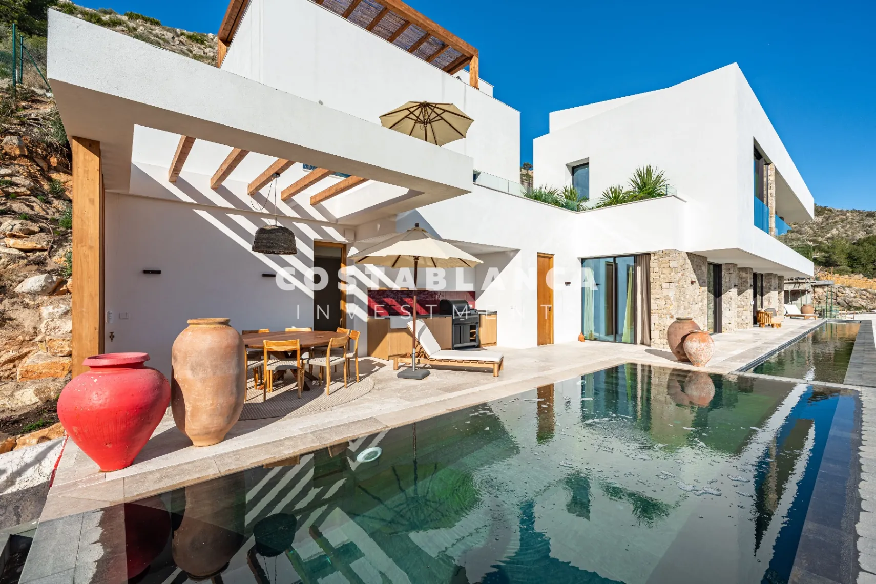 CA MALVA - New modern and eco-friendly luxury villa with panoramic views in fabulous Javea, Spain.