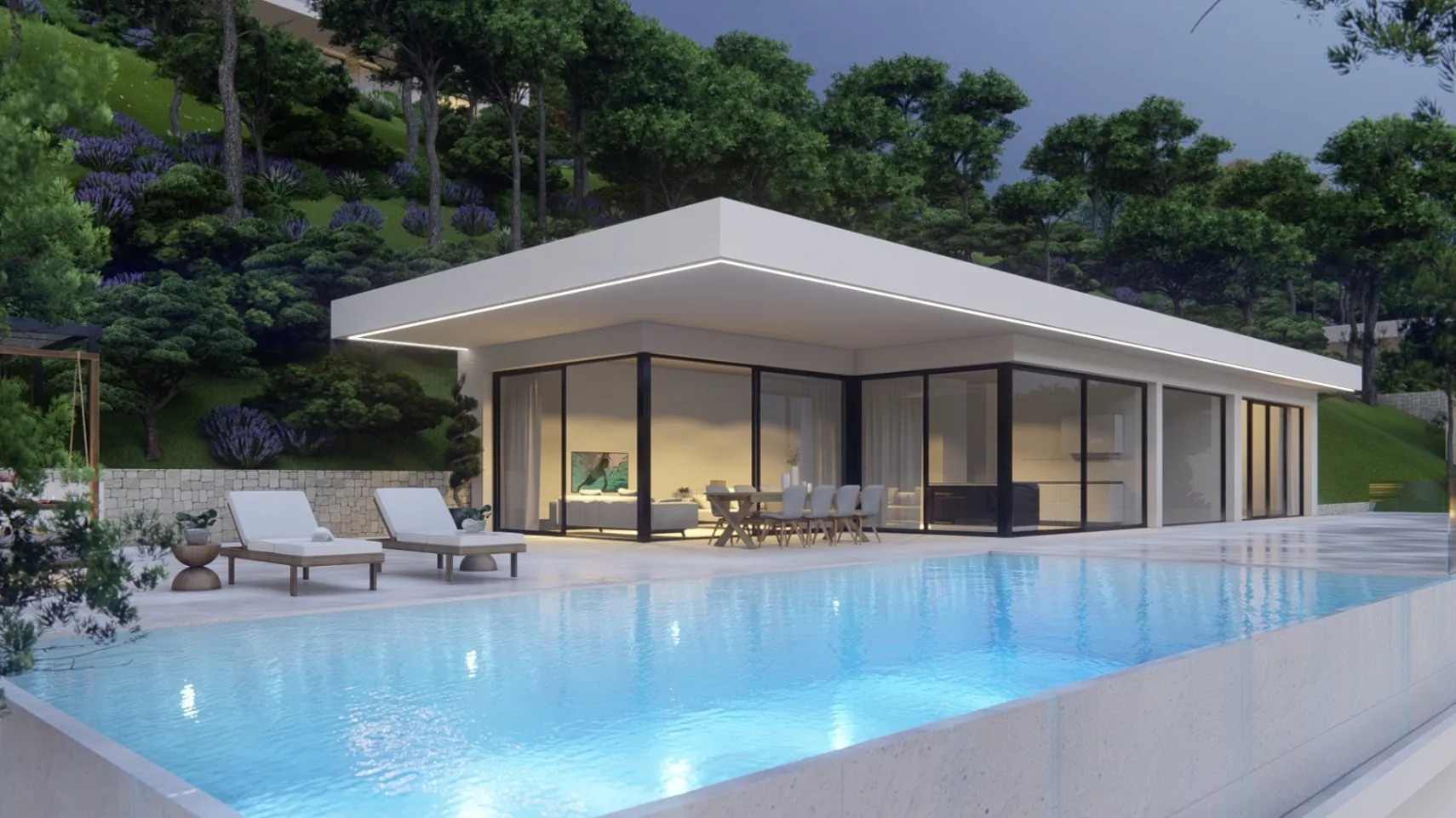 Newly built modern villa for sale in Altea la Vella
