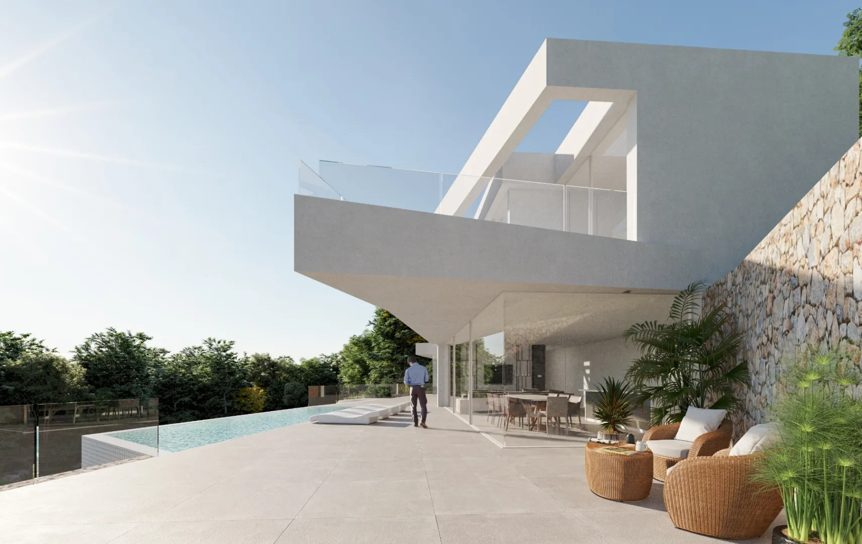 Vila modernă nou-construită de vânzare în Altea Hills